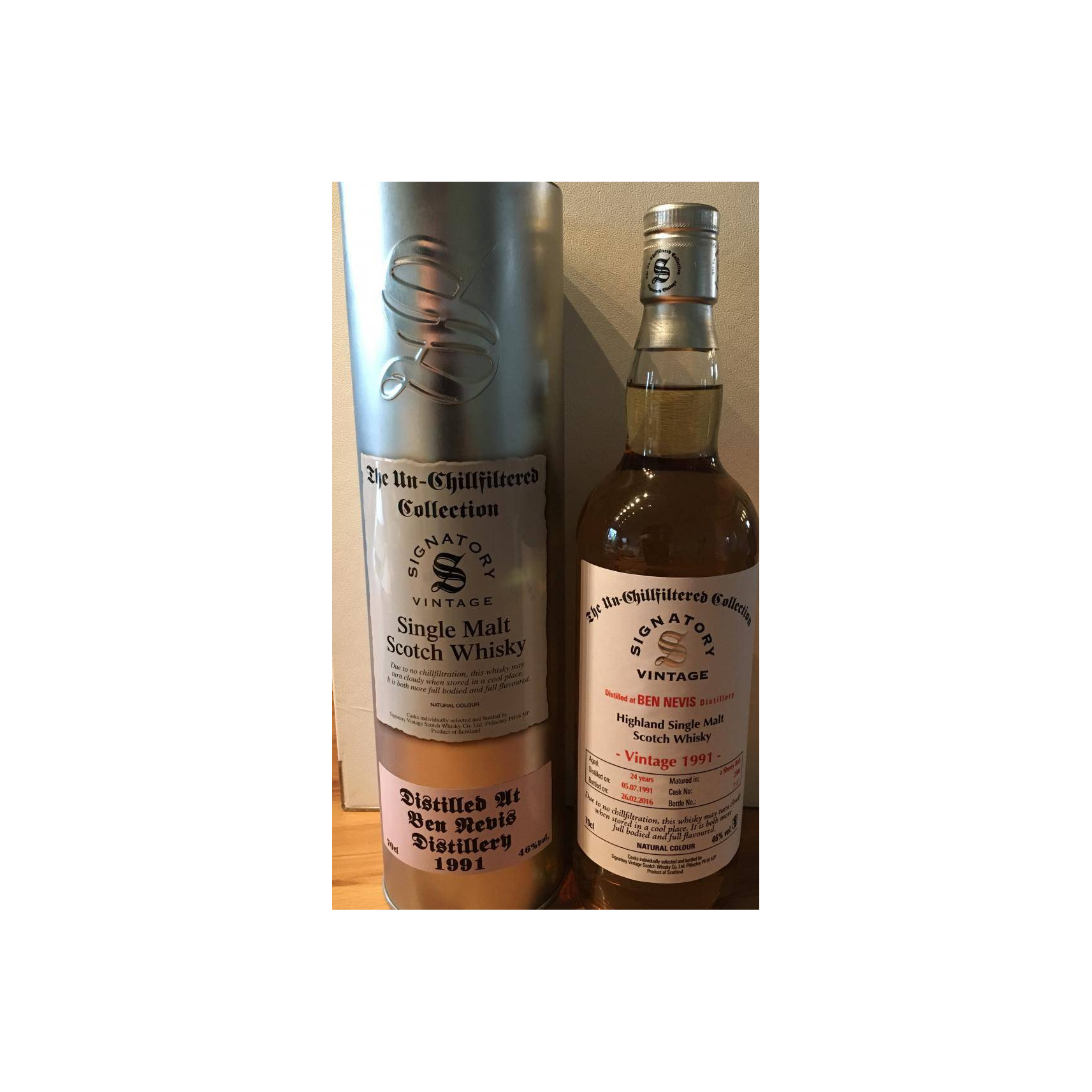 Ben Nevis The Un-Chillfiltered Collection 1991 24 Years Single Malt Whisky 2