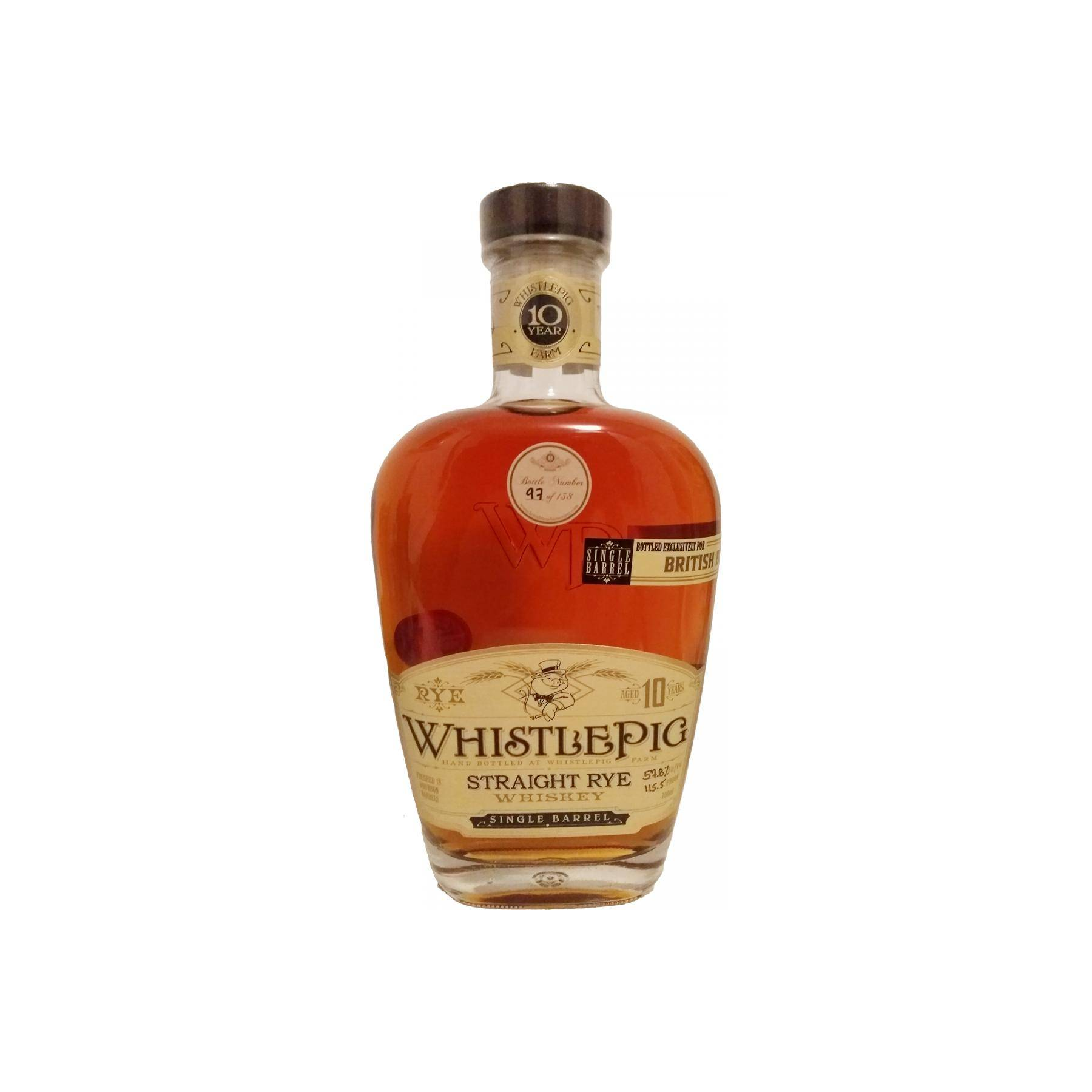 WhistlePig 10 Years Rye Whisky