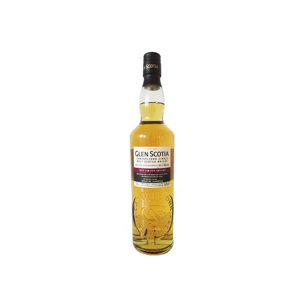 Glen Scotia Limited Edition 1992 24 Years Single Malt Whisky