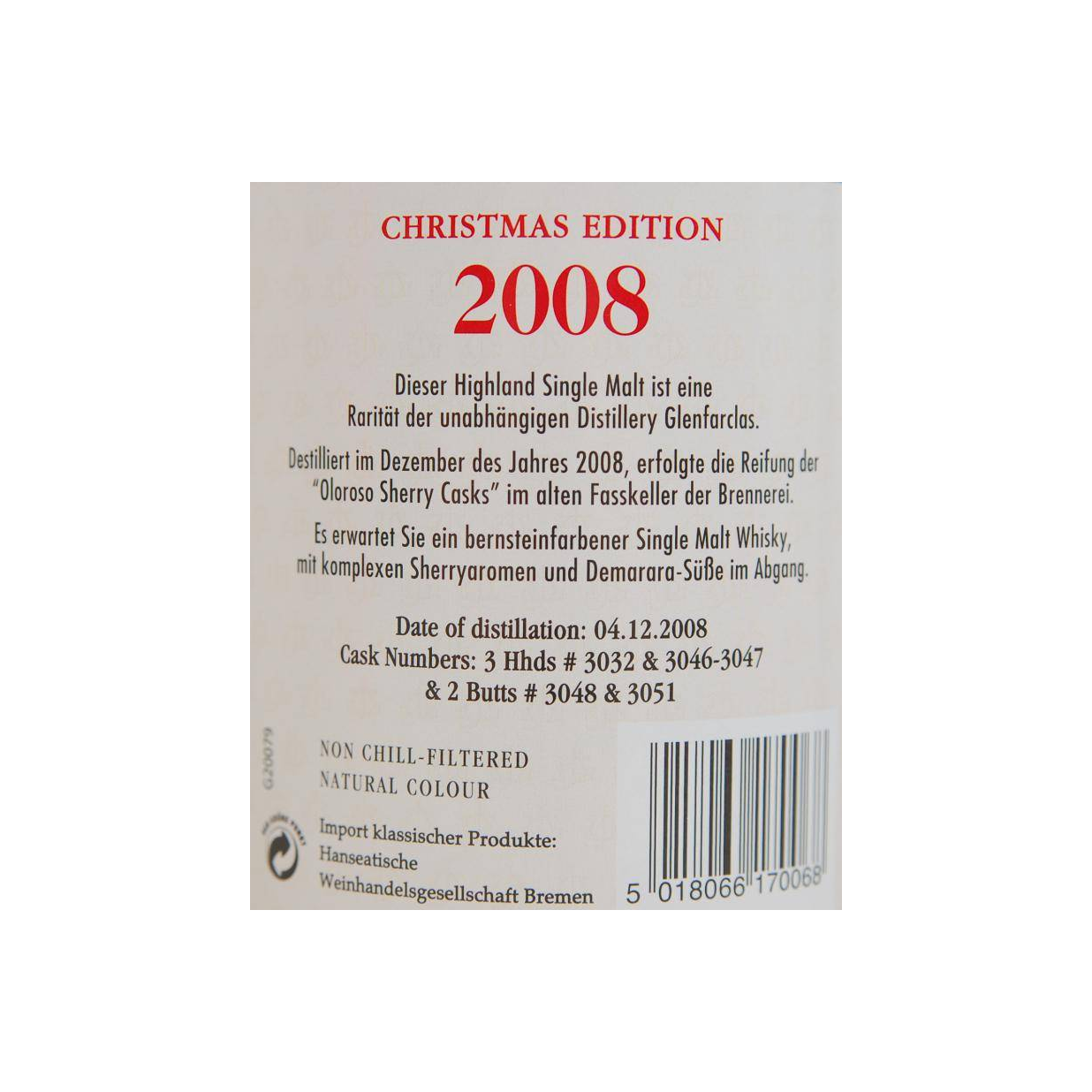 Glenfarclas 2008 8 Years Single Malt Whisky 2
