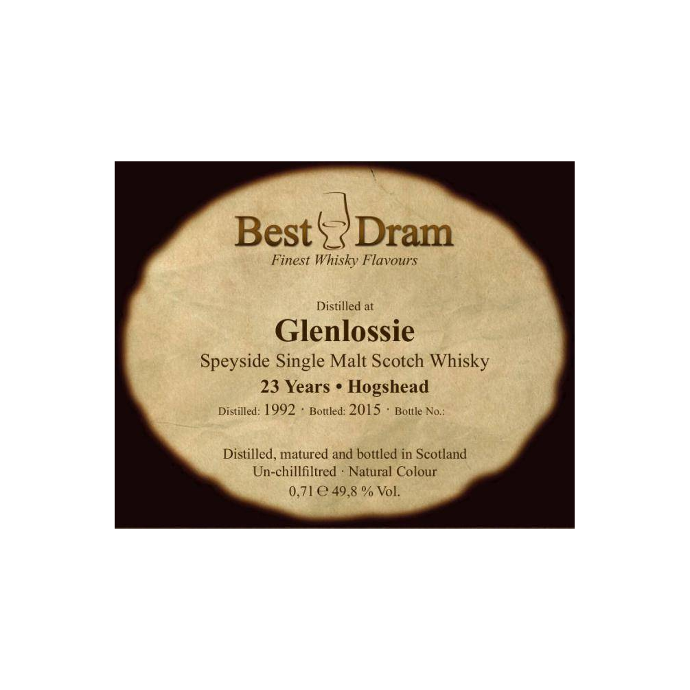 Glenlossie 1992 23 Years Single Malt Whisky