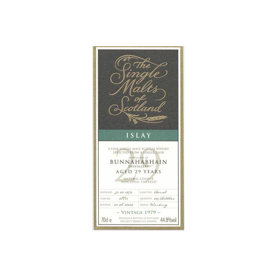 Bunnahabhain The Single Malts of Scotland 1979 29 Years Single Malt Whisky 2
