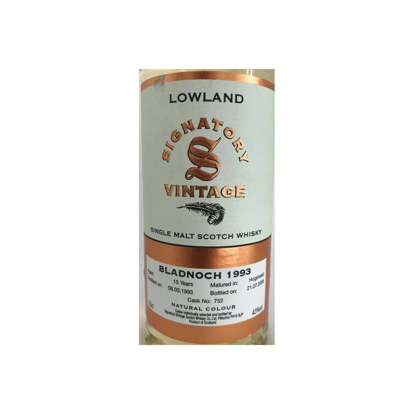 Bladnoch Vintage Collection 1993 15 Years Single Malt Whisky 3