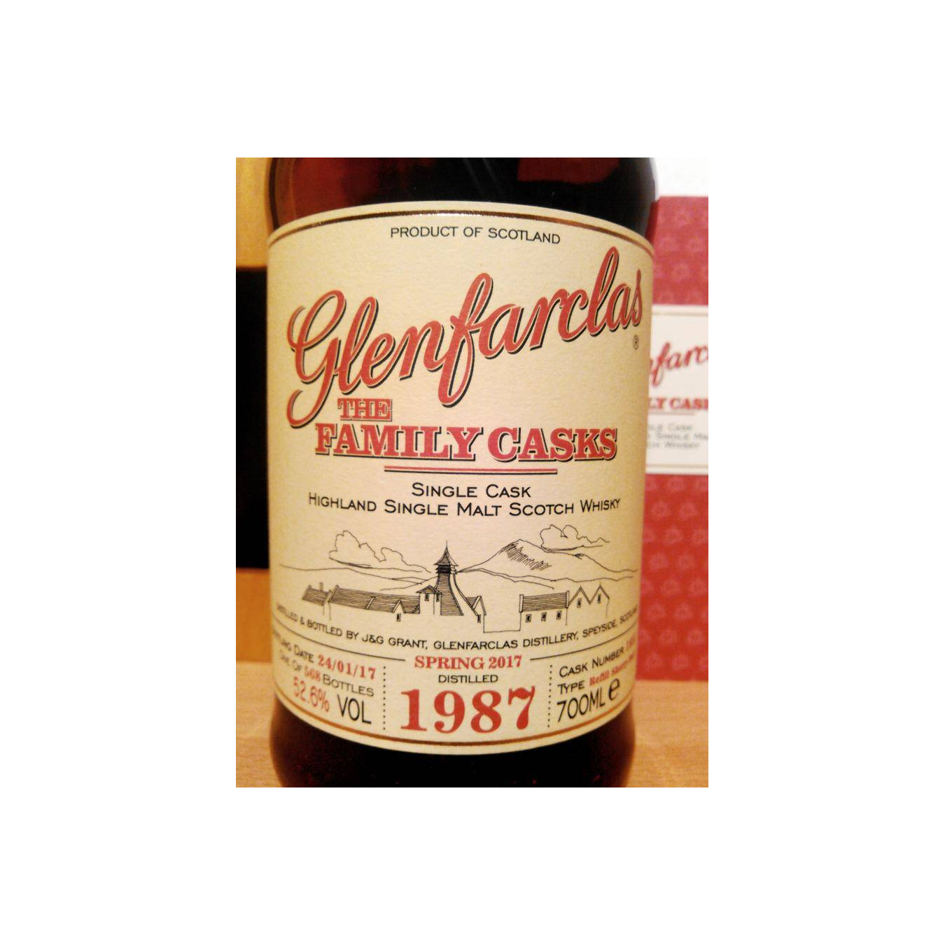 Glenfarclas 1987 29 Years Single Malt Whisky 3