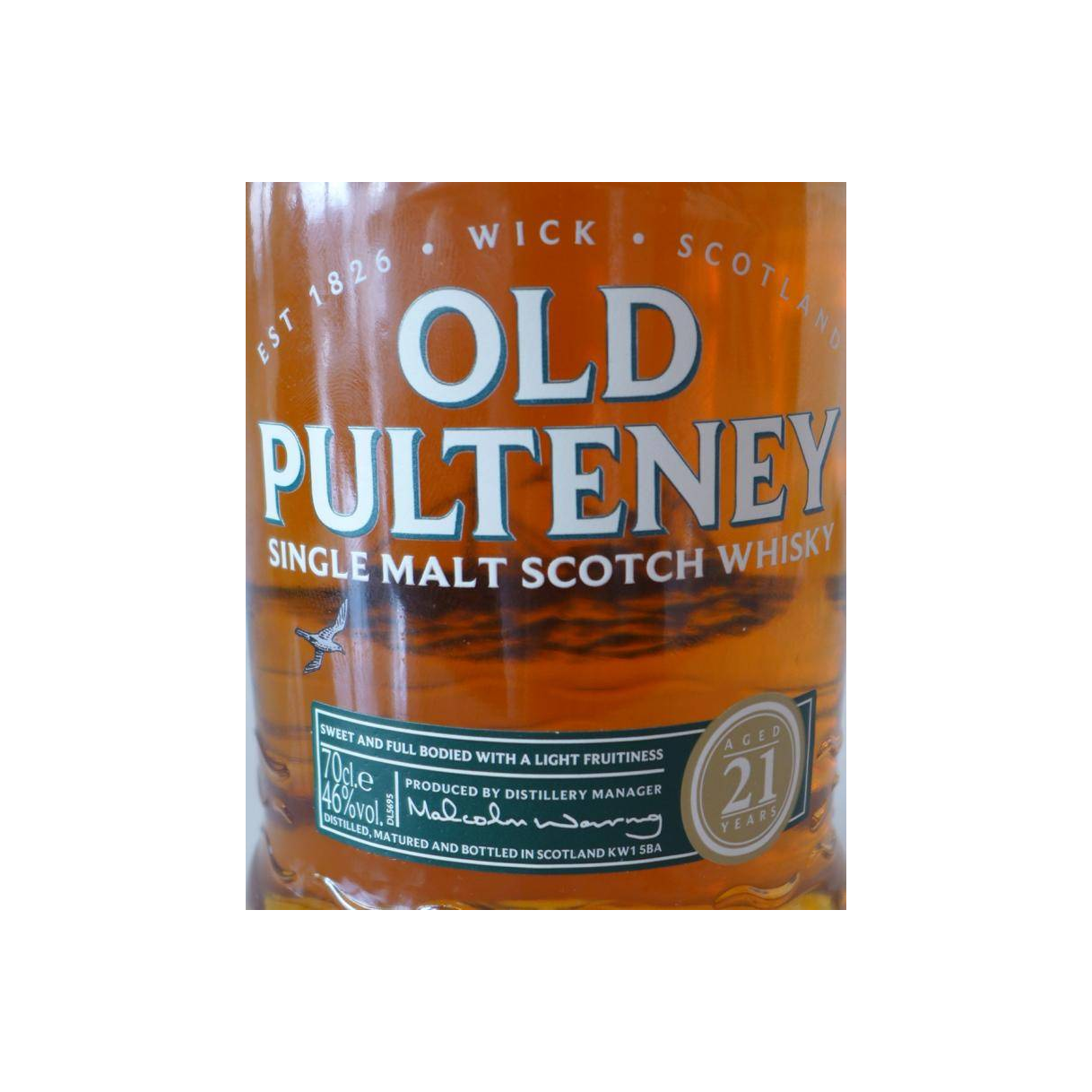 Old Pulteney 21 Years Single Malt Whisky 2
