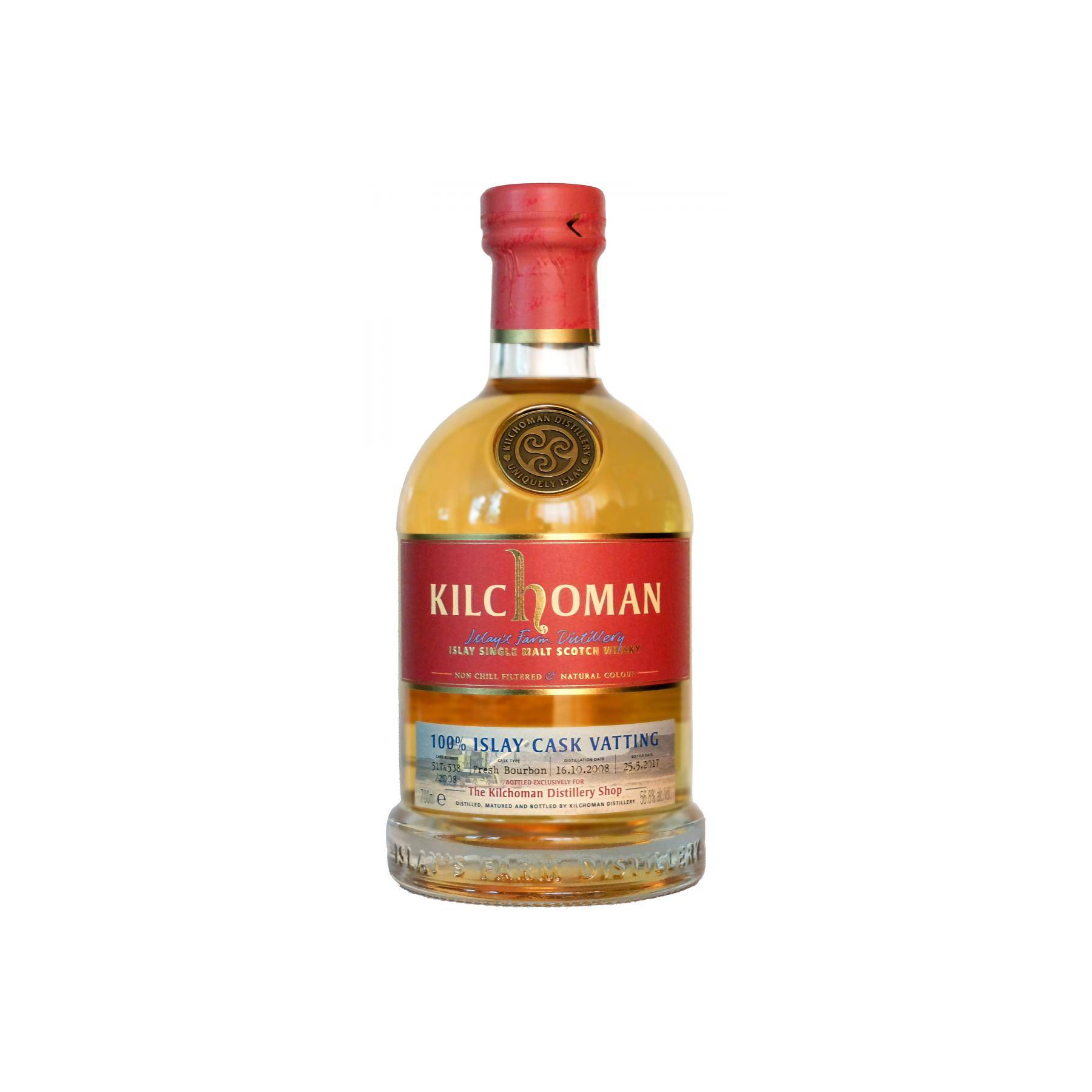 Kilchoman 2008 8 Years Single Malt Whisky