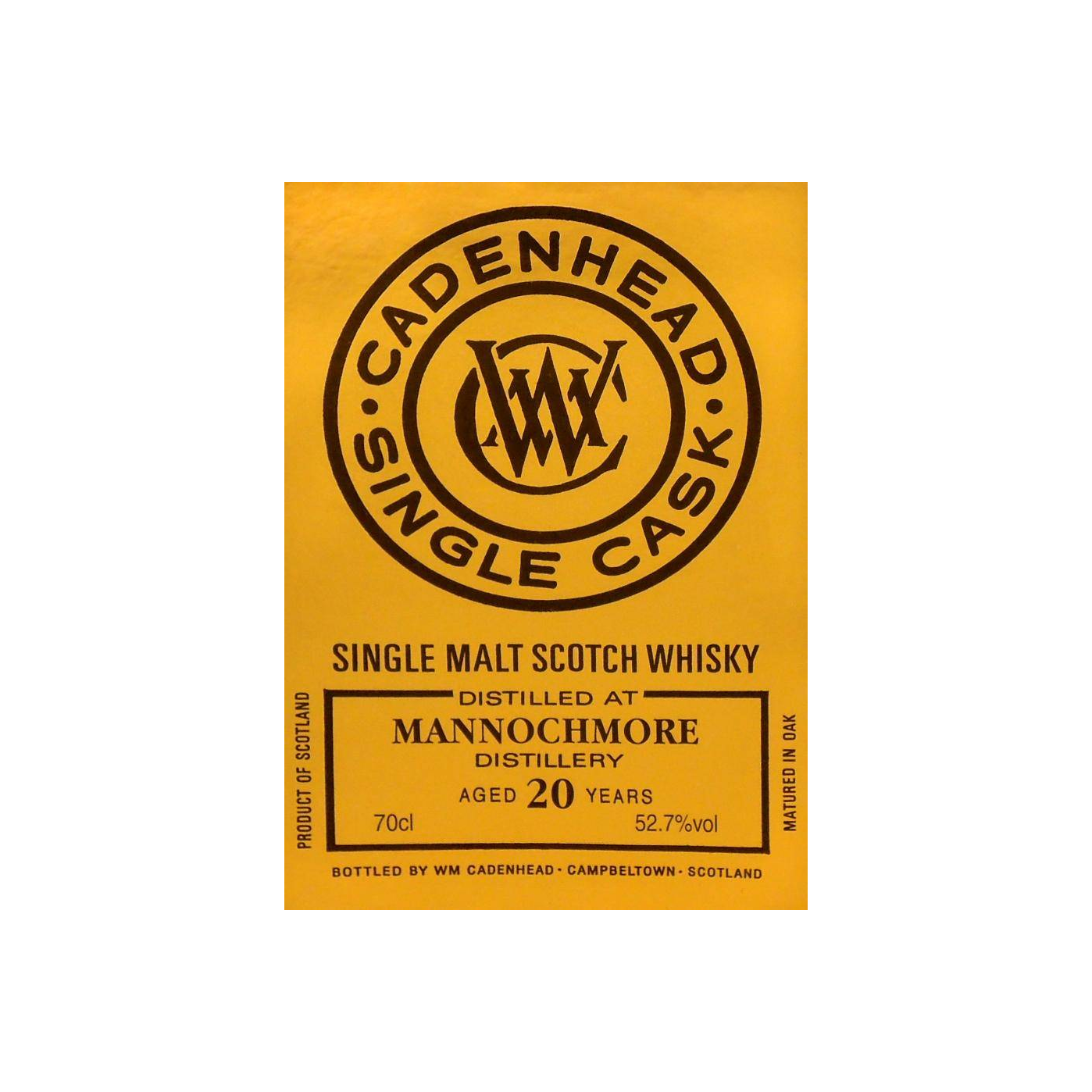 Mannochmore Single Cask 1997 20 Years Single Malt Whisky 2
