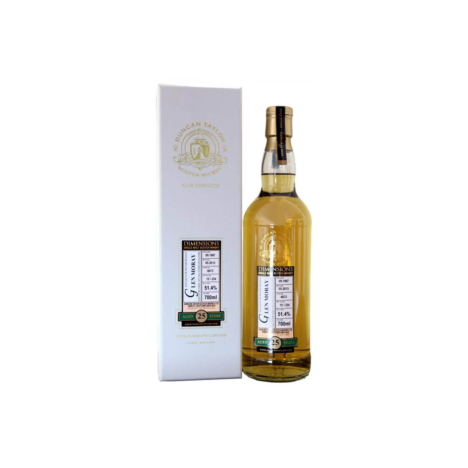 Glen Moray Dimensions 1987 25 Years Single Malt Whisky 2