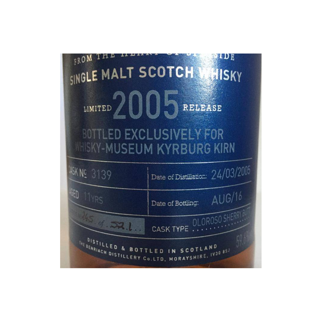 BenRiach 2005 11 Years Single Malt Whisky 3