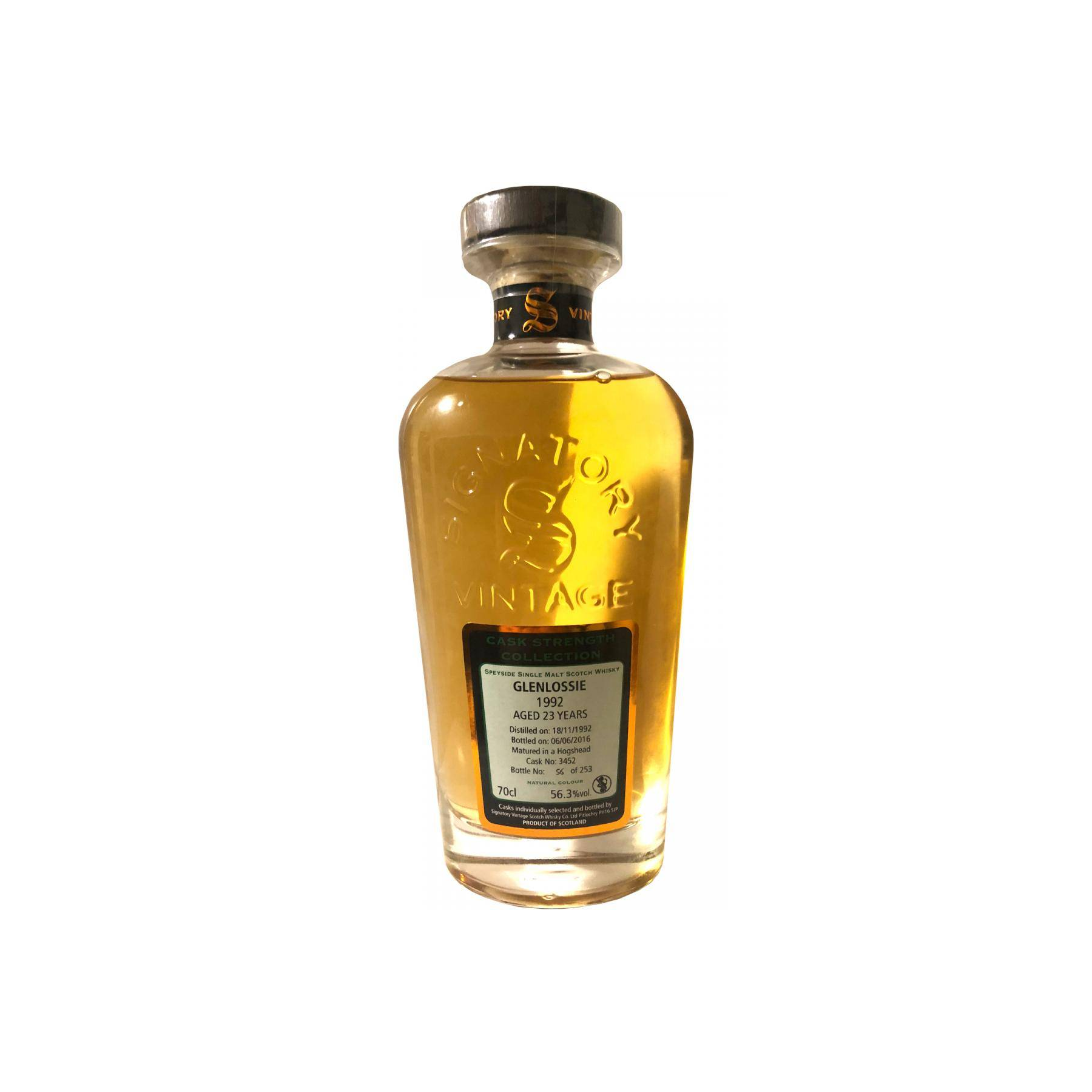 Glenlossie Cask Strength Collection 1992 23 Years Single Malt Whisky