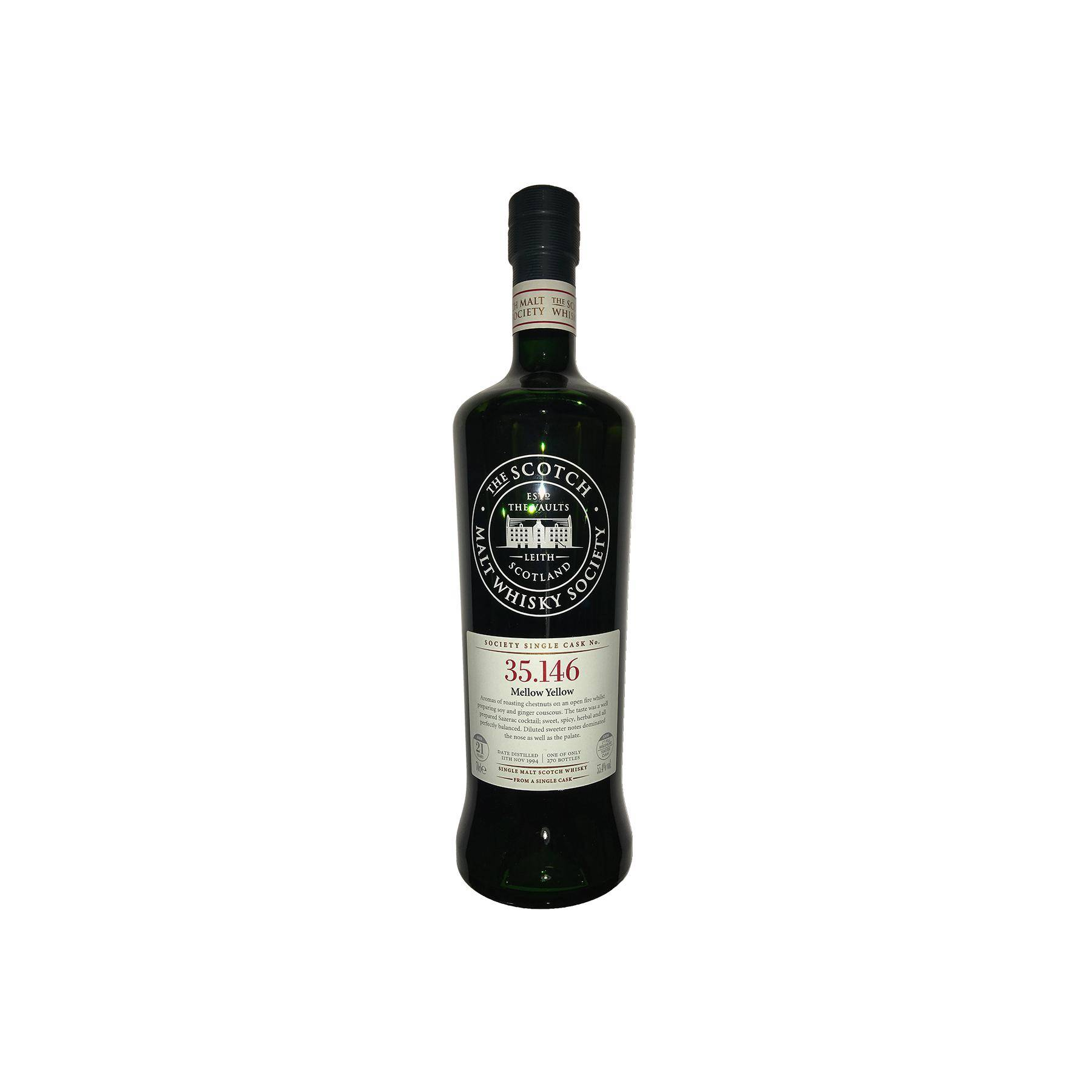 The Scotch Malt Whisky Society 1994 21 Years Single Malt Whisky