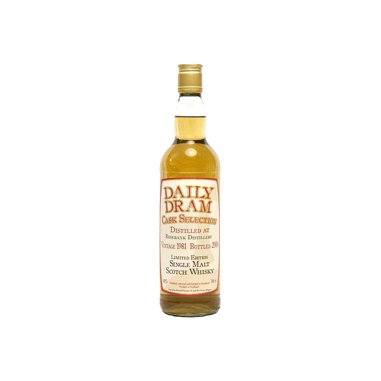 Rosebank 1981 25 Years Single Malt Whisky