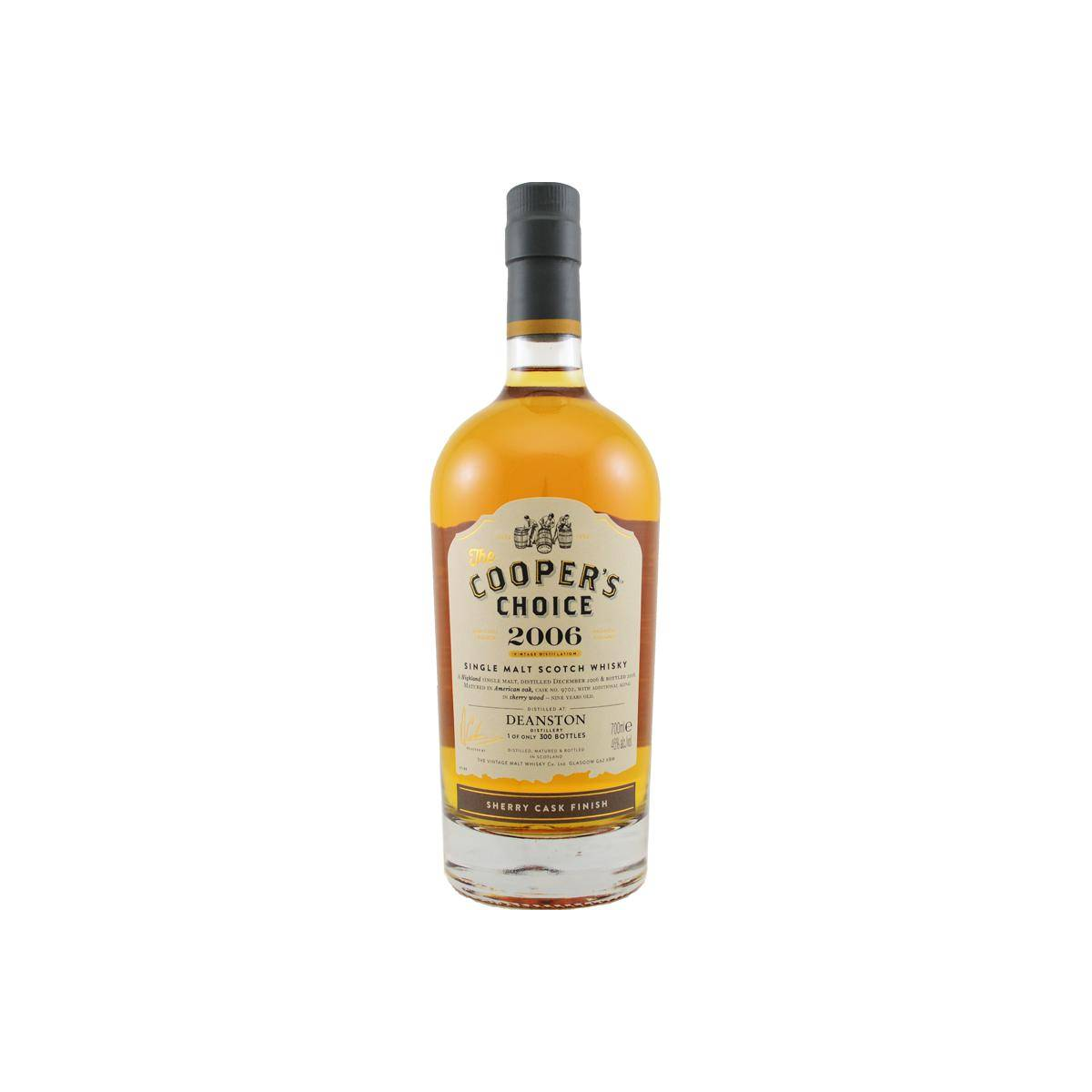 Deanston The Cooper's Choice 2006 9 Years Single Malt Whisky