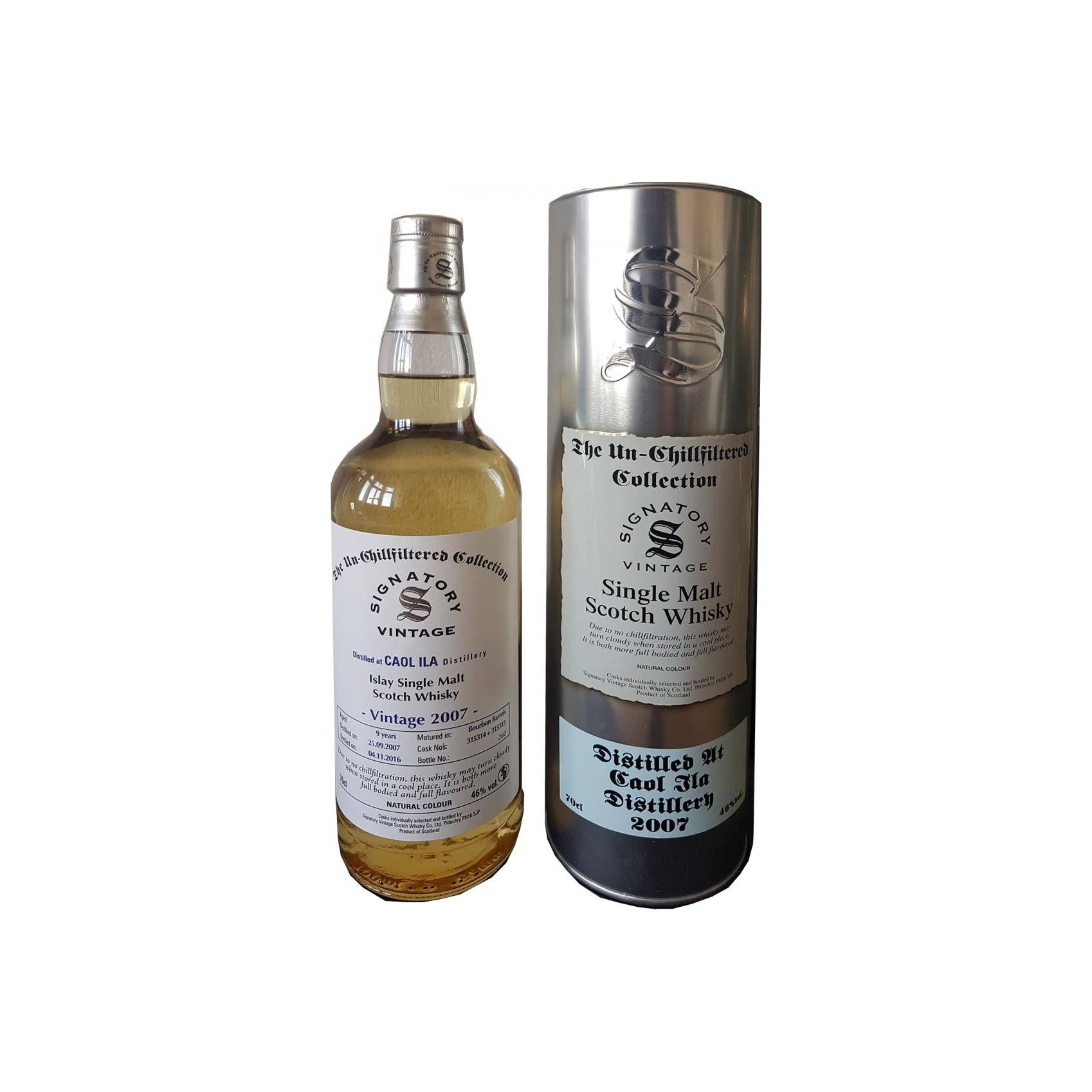 Caol Ila The Un-Chillfiltered Collection 2007 9 Years Single Malt Whisky 2