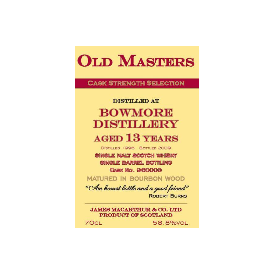 Bowmore 1996 13 Years Single Malt Whisky 2