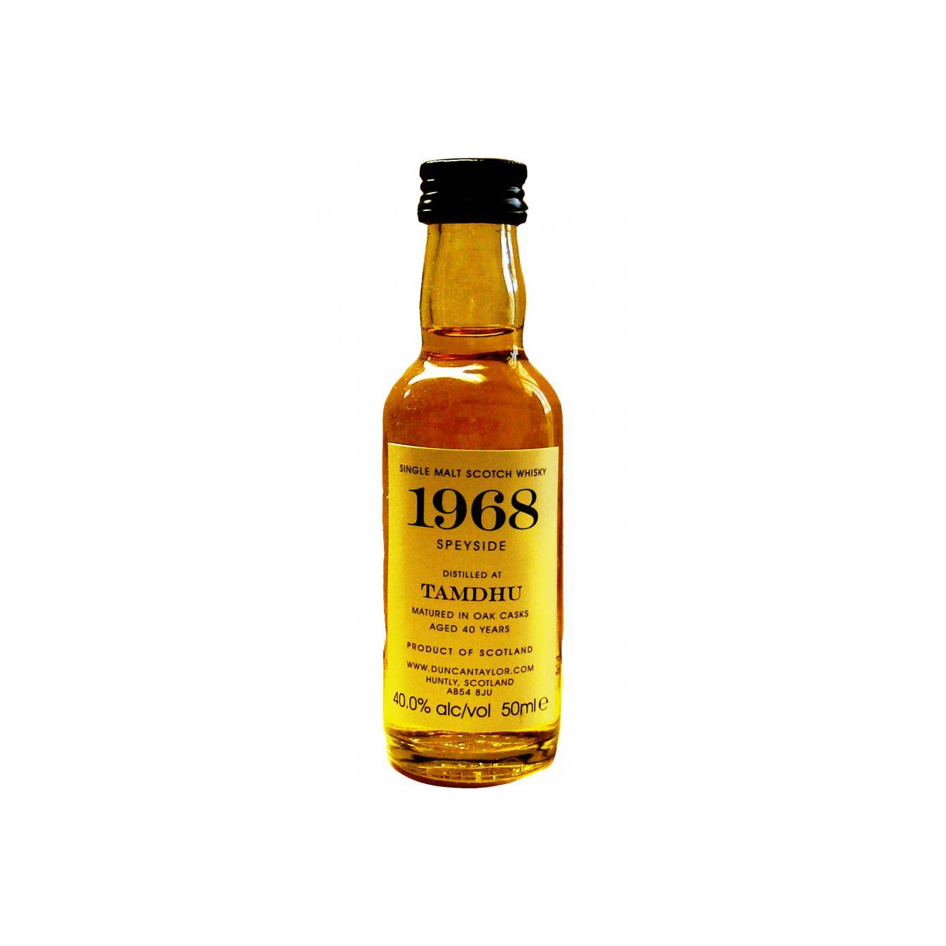 Tamdhu Miniature 1968 40 Years Single Malt Whisky 3