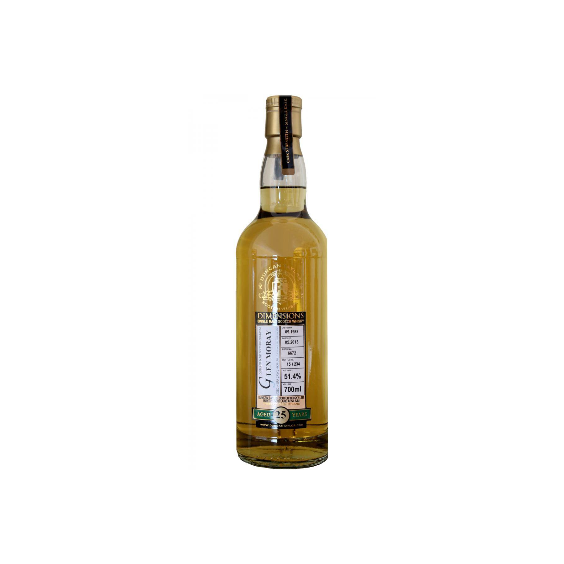 Glen Moray Dimensions 1987 25 Years Single Malt Whisky