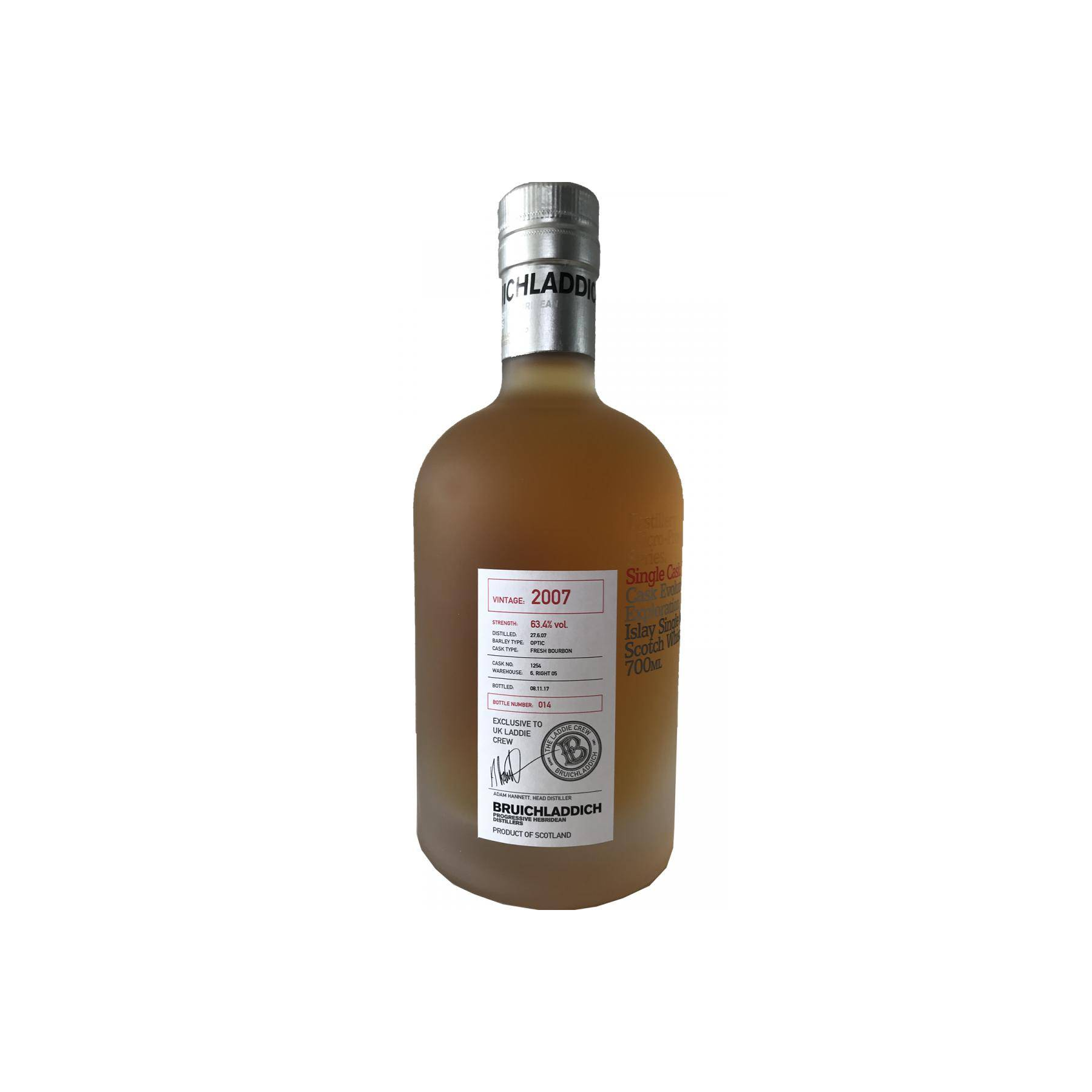 Bruichladdich 2007 10 Years Single Malt Whisky