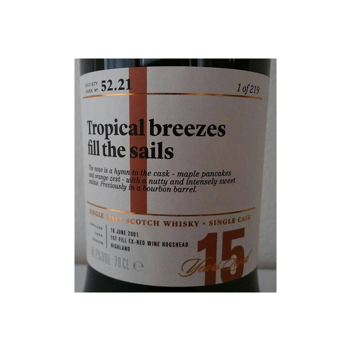 The Scotch Malt Whisky Society 2001 15 Years Single Malt Whisky 2