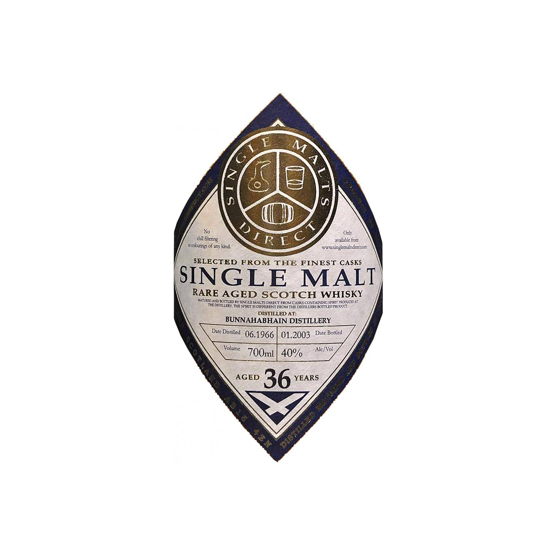 Bunnahabhain 1966 36 Years Single Malt Whisky 2