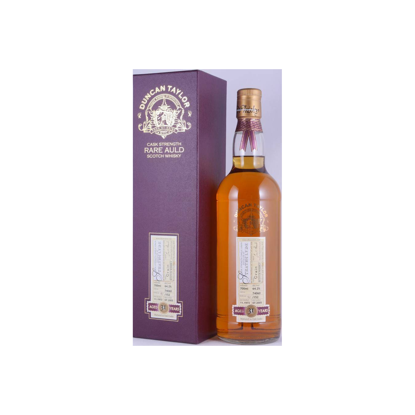 Strathclyde Rare Auld 1973 31 Years Single Grain Whisky