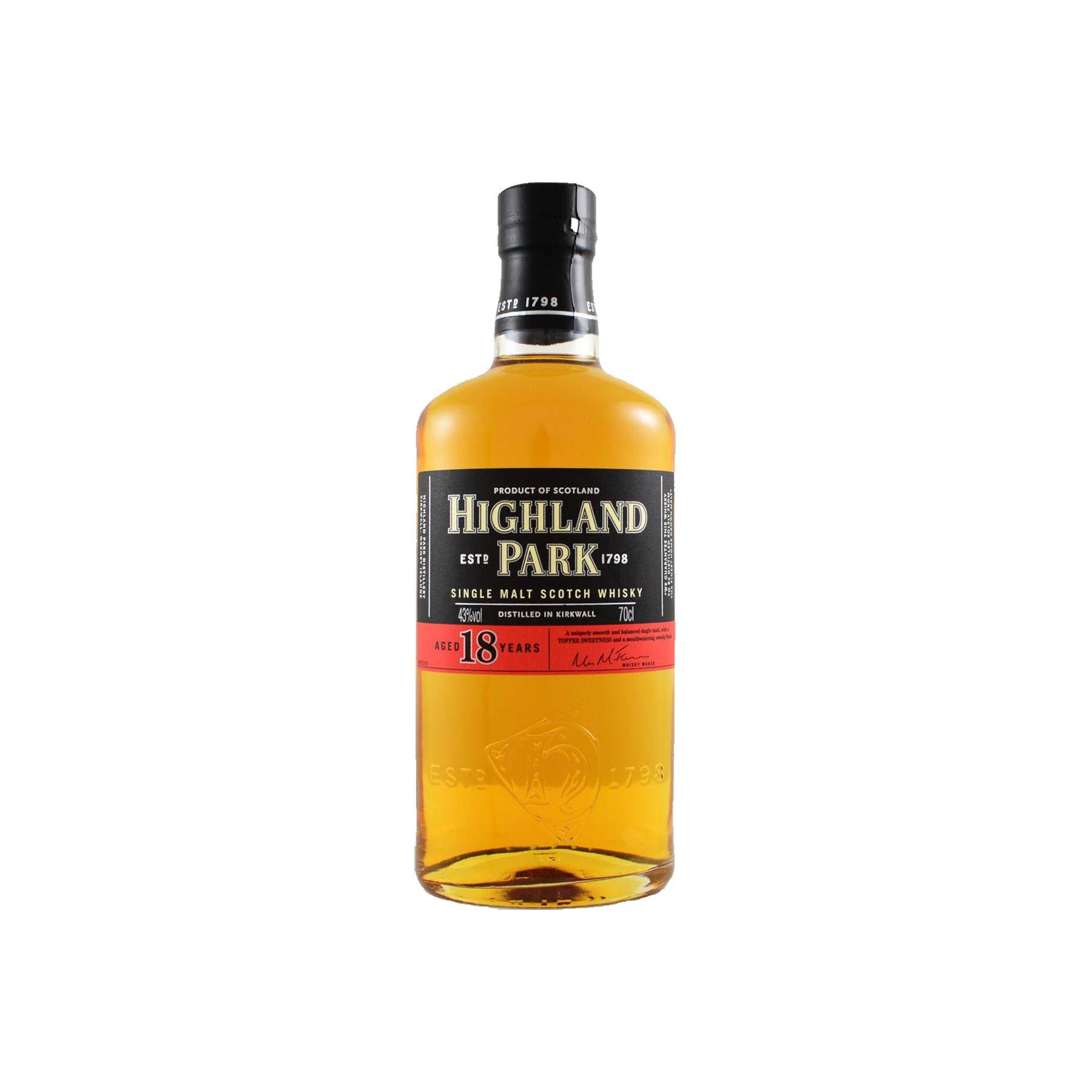 Highland Park 18 Years Single Malt Whisky