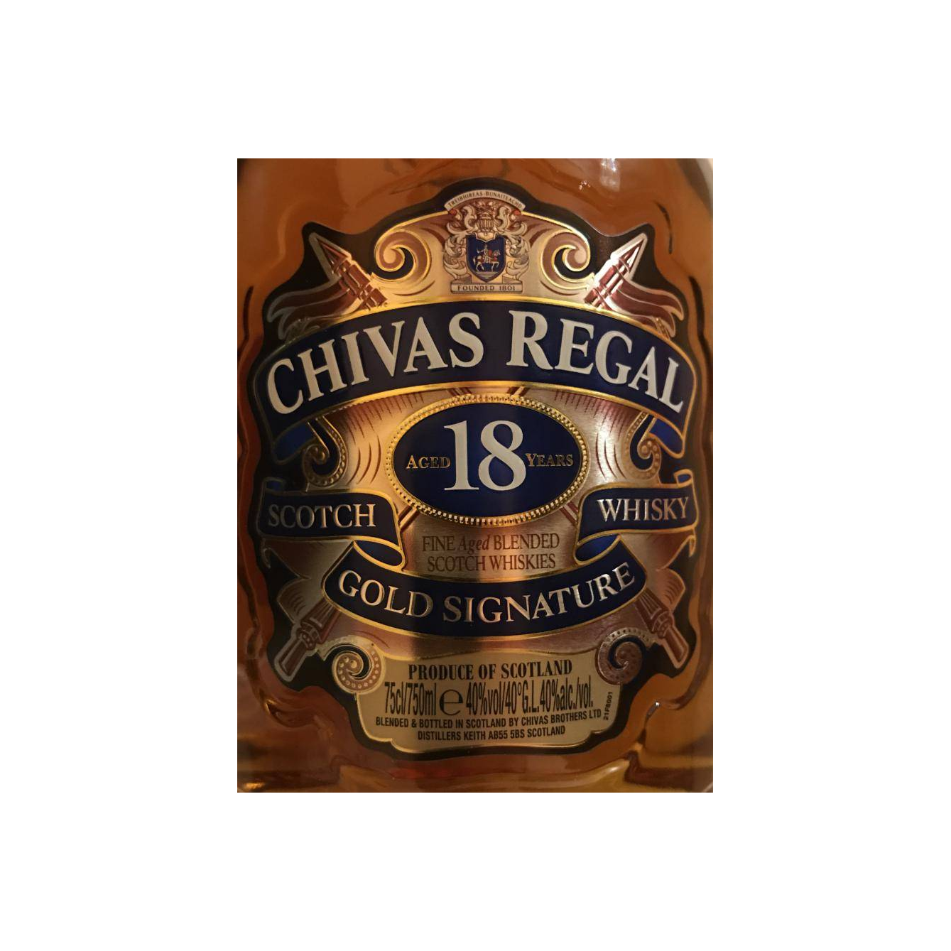 Chivas Regal 18 Years Blended Whisky 3