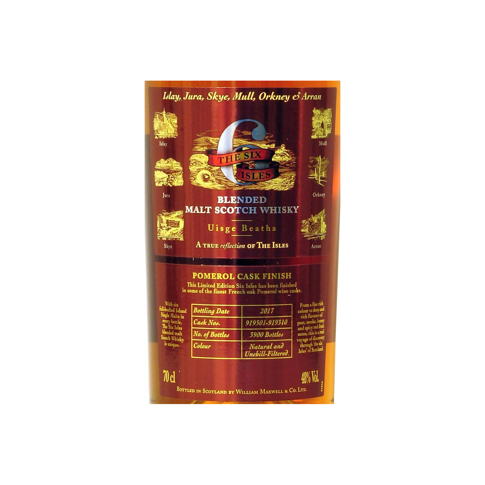 The Six Isles Pomerol Cask Finish WM&C 3