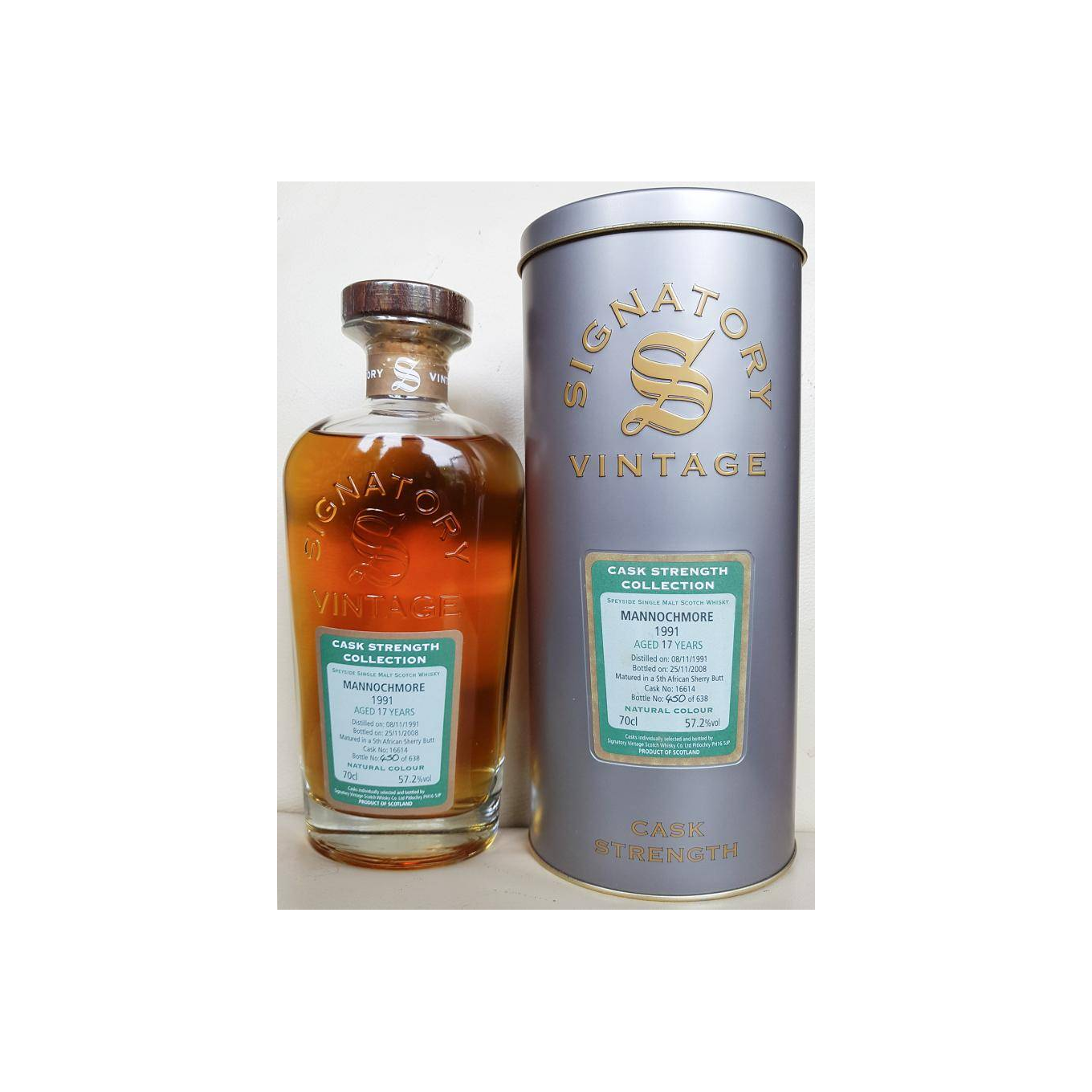 Mannochmore Cask Strength Collection 1991 17 Years Single Malt Whisky 2