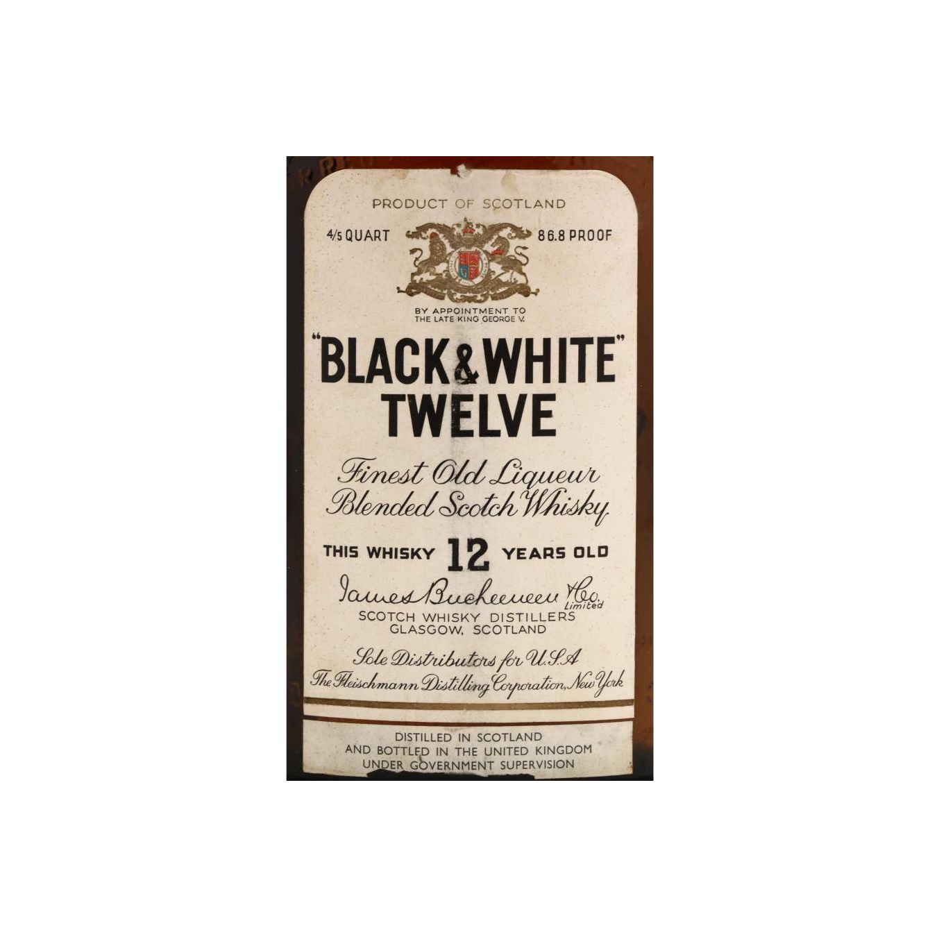 Black & White 12 Years Blended Whisky 3