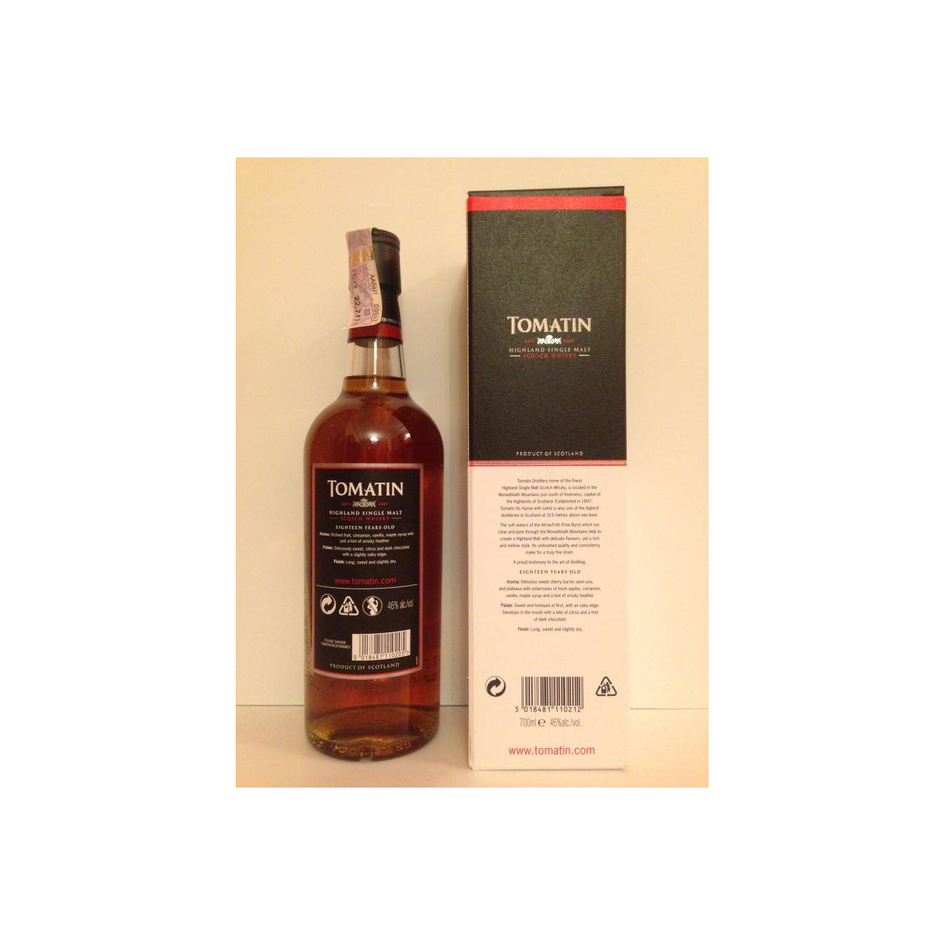 Tomatin 18 Years Single Malt Whisky 3