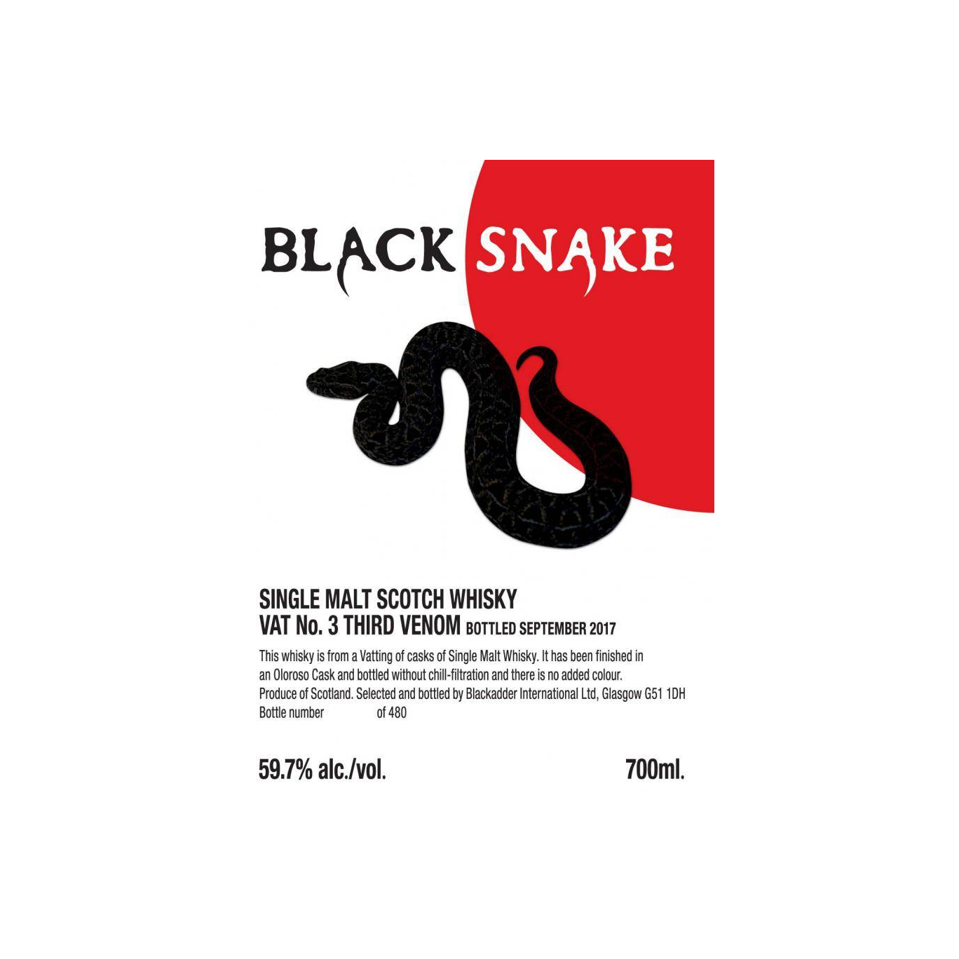 Blackadder Single Malt Whisky