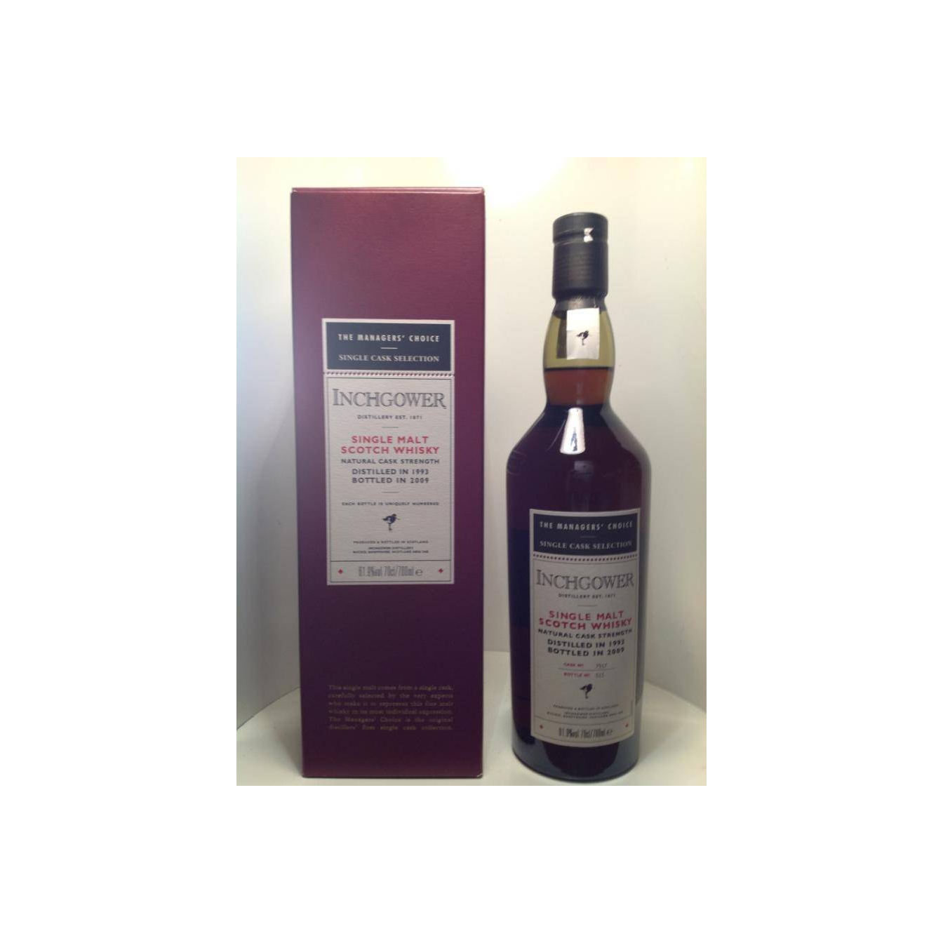 Inchgower 1993 15 Years Single Malt Whisky 2