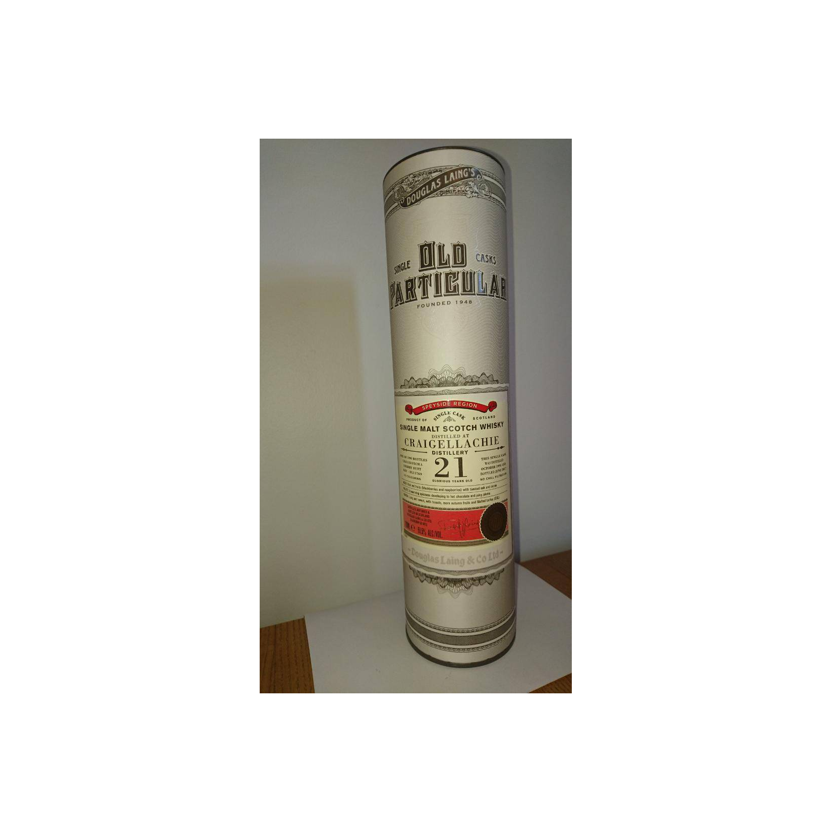 Craigellachie Old Particular 1995 21 Years Single Malt Whisky 2