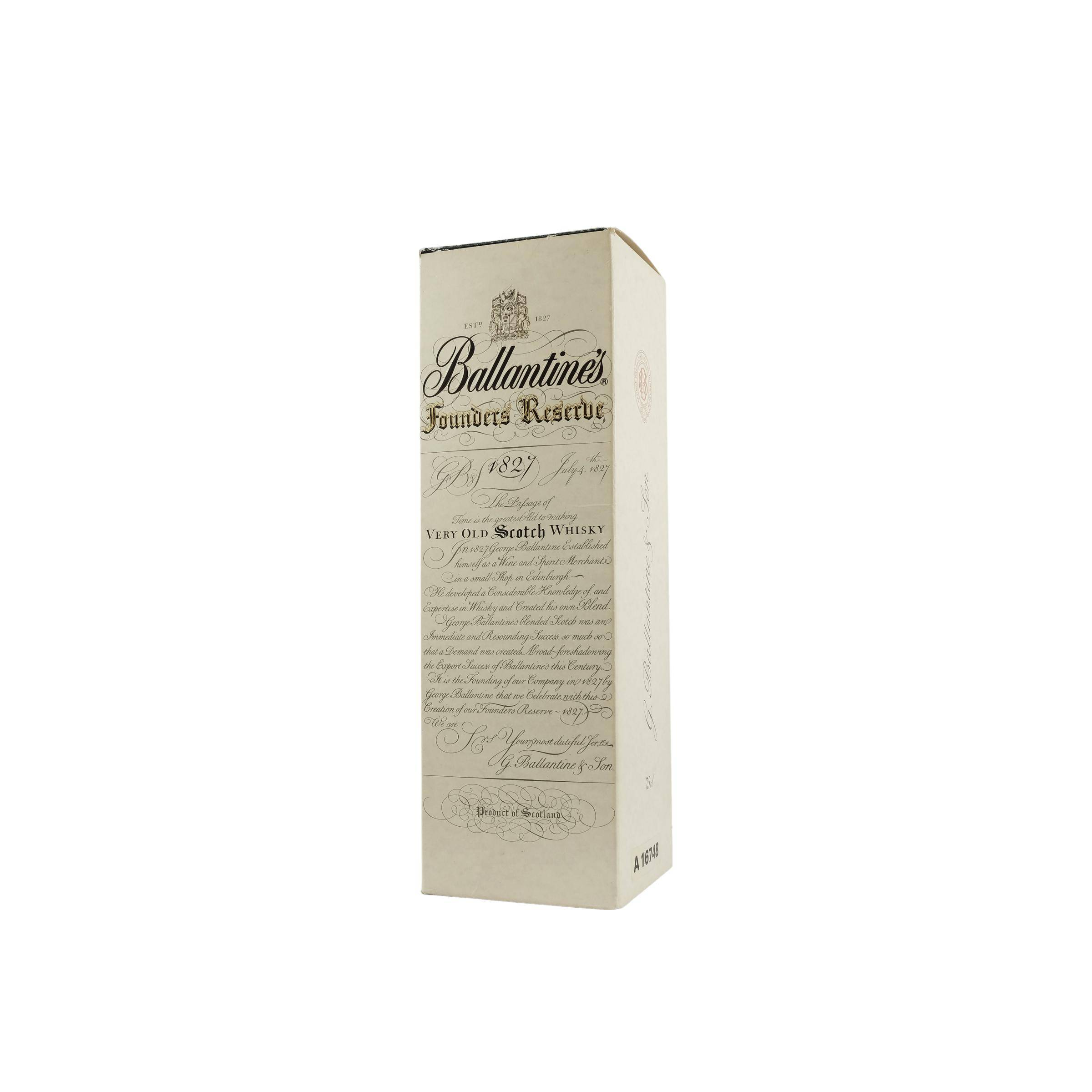 Ballantine's Founders Reserve 1827 2