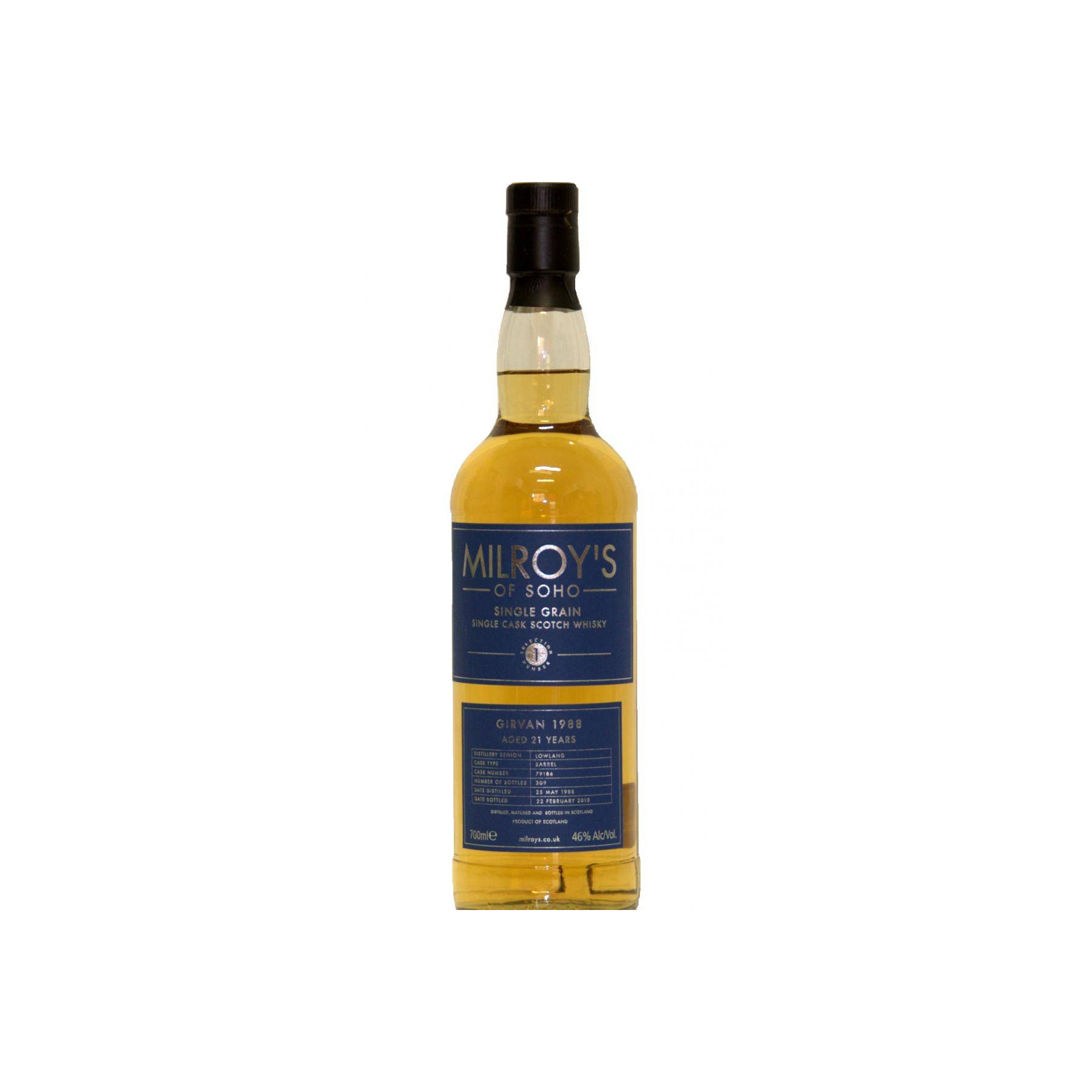 Girvan 1988 21 Years Single Grain Whisky