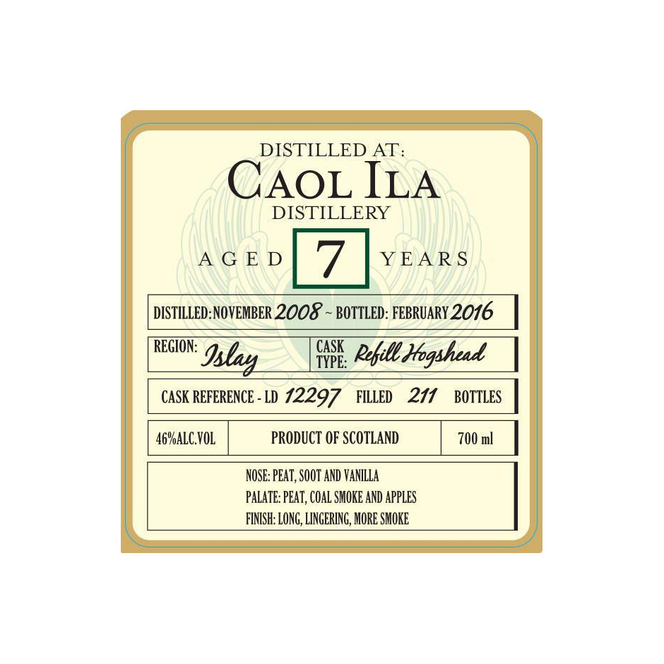 Caol Ila 2008 7 Years Single Malt Whisky 2