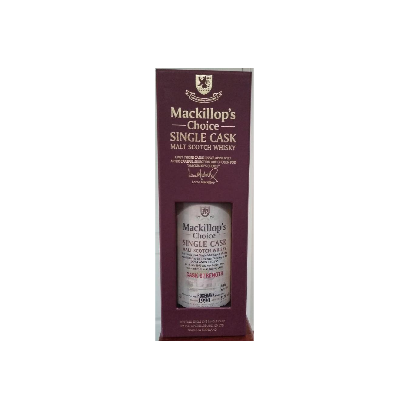 Rosebank Single Cask 1990 15 Years Single Malt Whisky 2