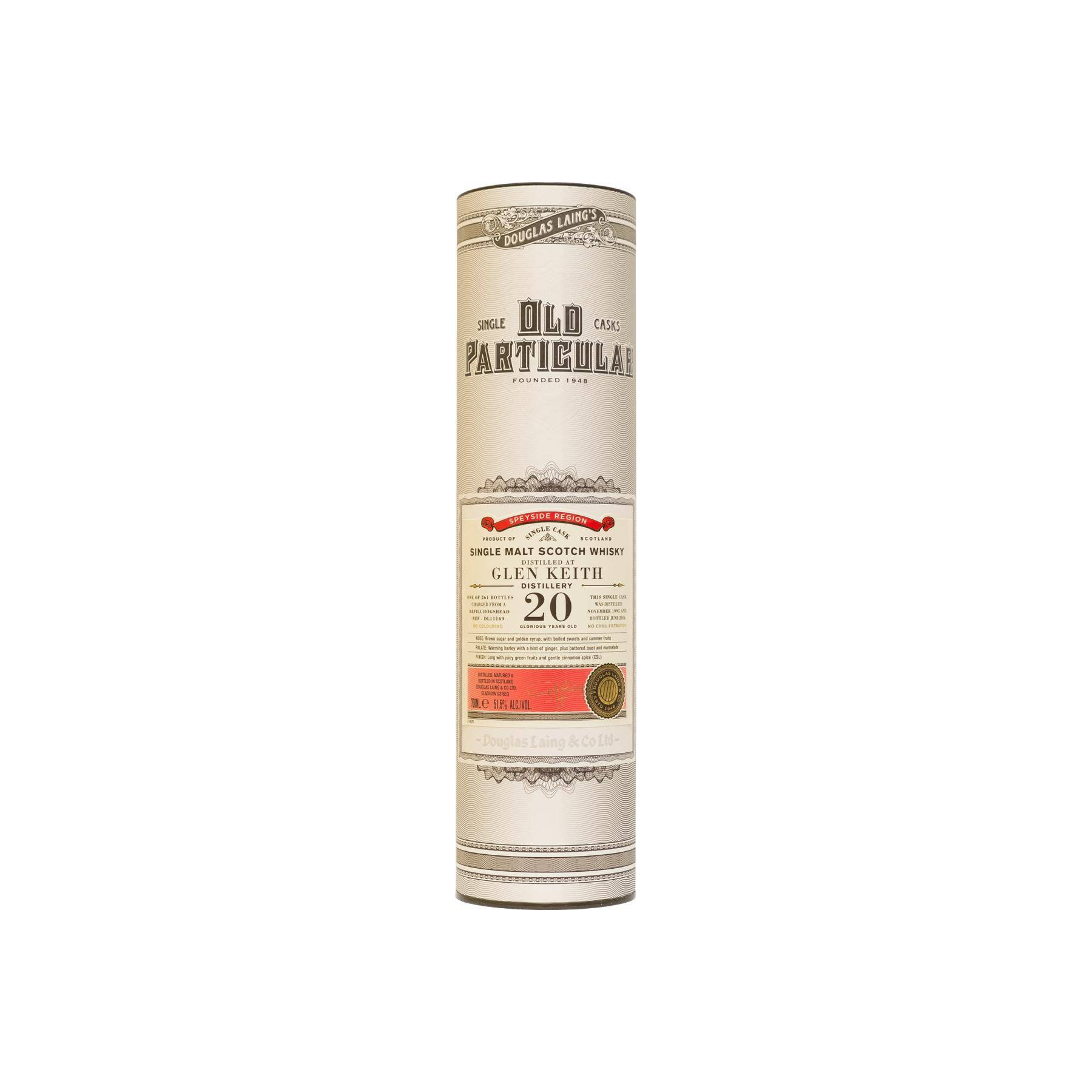 Glen Keith Old Particular 1995 20 Years Single Malt Whisky 3