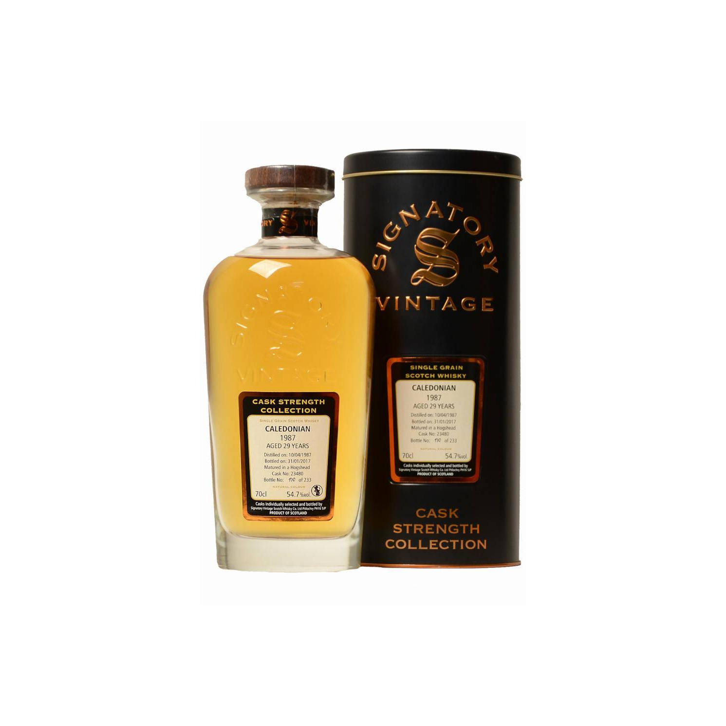 Caledonian Cask Strength Collection 1987 29 Years Single Grain Whisky 2