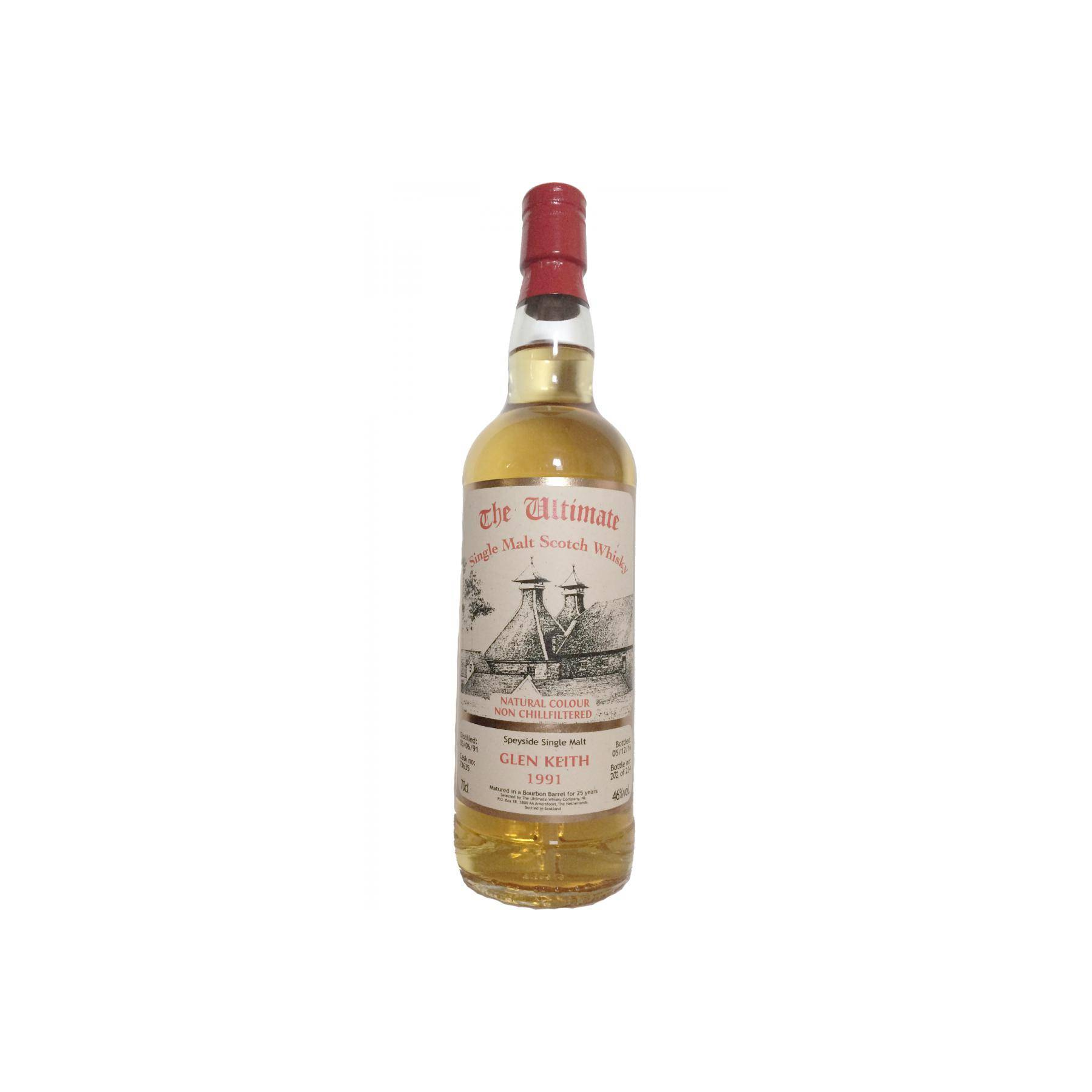 Glen Keith The Ultimate 1991 25 Years Single Malt Whisky 2