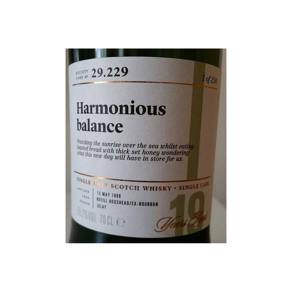 The Scotch Malt Whisky Society 1998 19 Years Single Malt Whisky 3