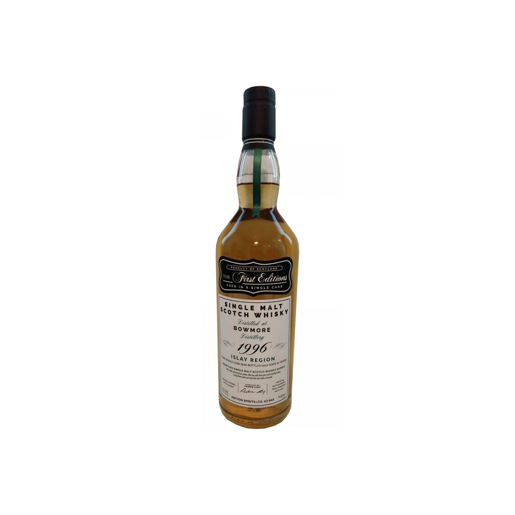 Bowmore The First Editions 1996 21 Years Single Malt Whisky