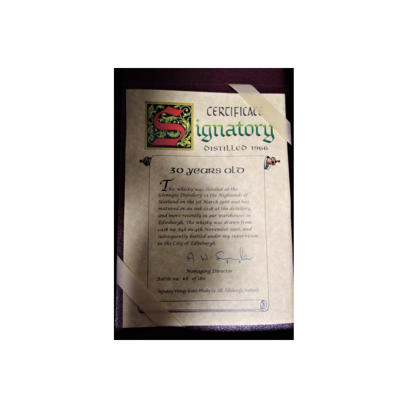Glenugie Vintage Collection - Dumpy 1966 30 Years Single Malt Whisky 3