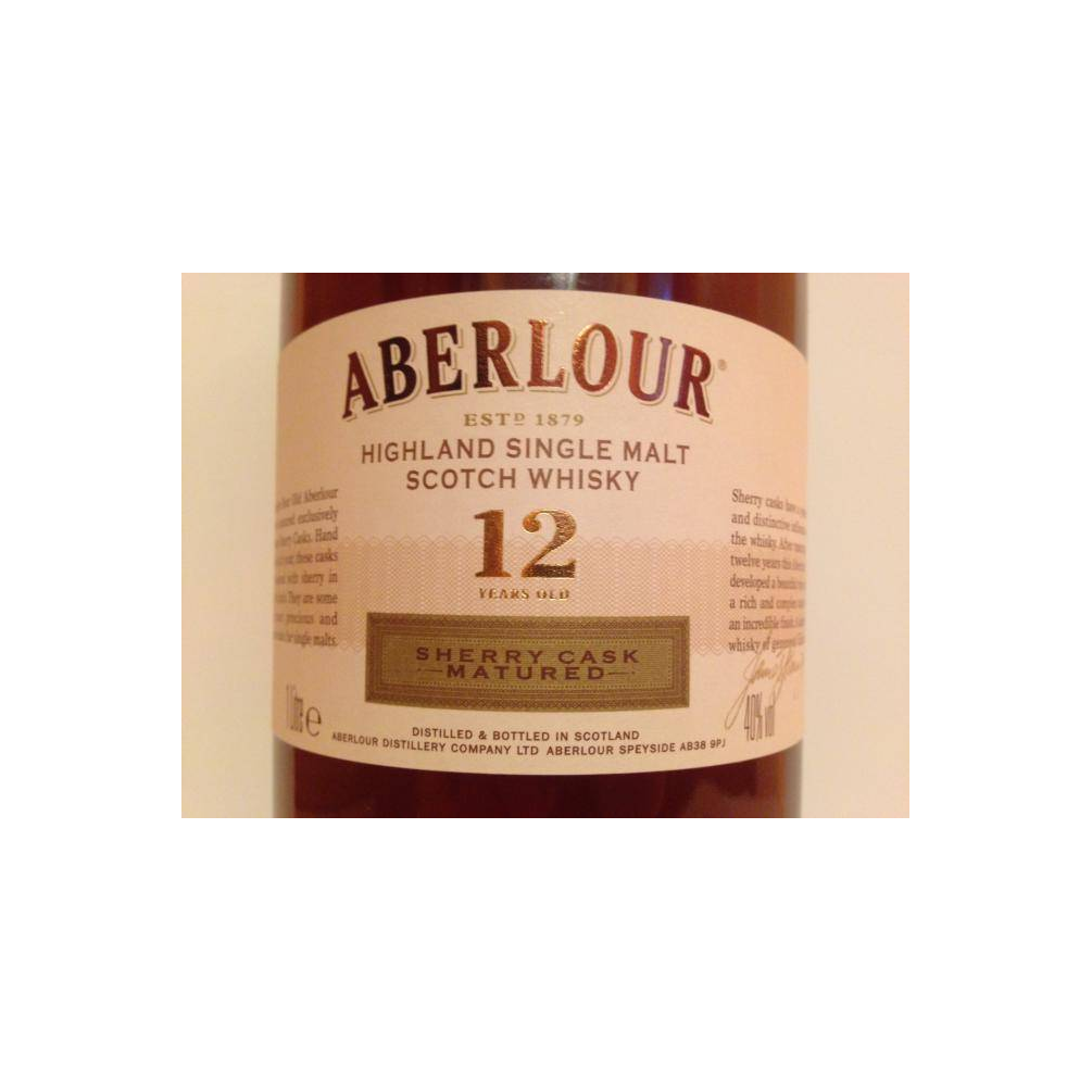 Aberlour 12 Years Single Malt Whisky 3