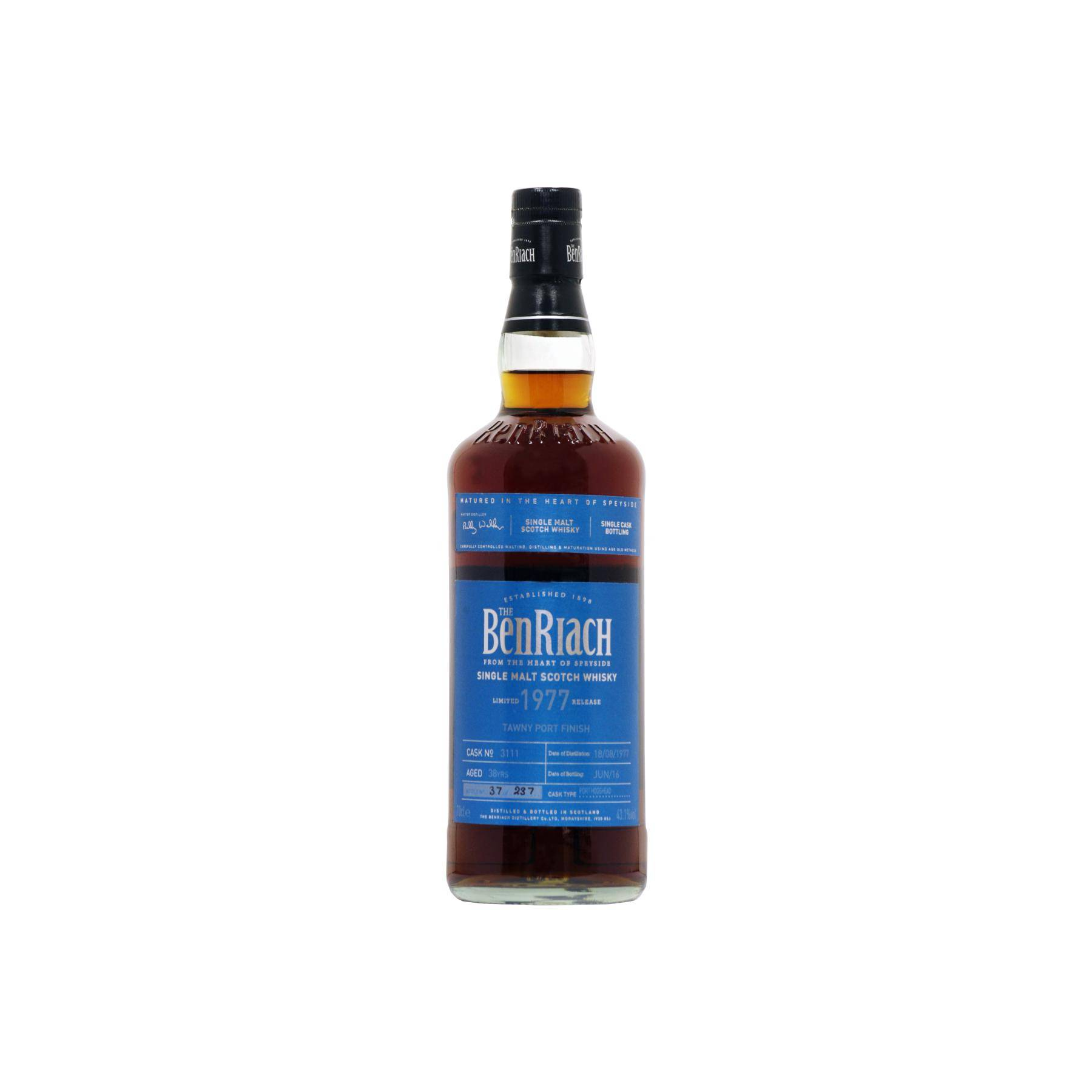 BenRiach 1977 38 Years Single Malt Whisky