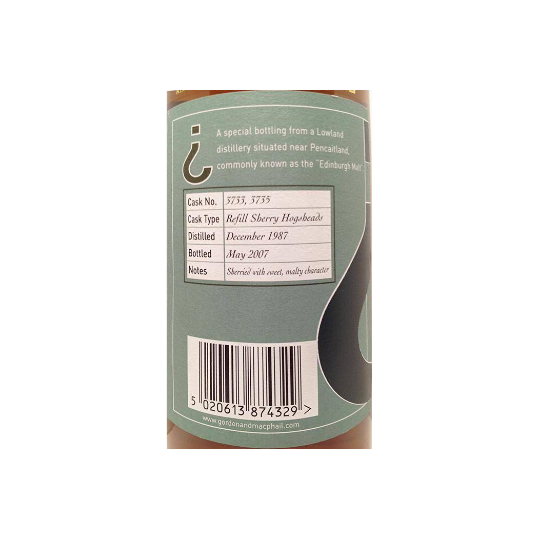 Glenkinchie 1987 19 Years Single Malt Whisky 3
