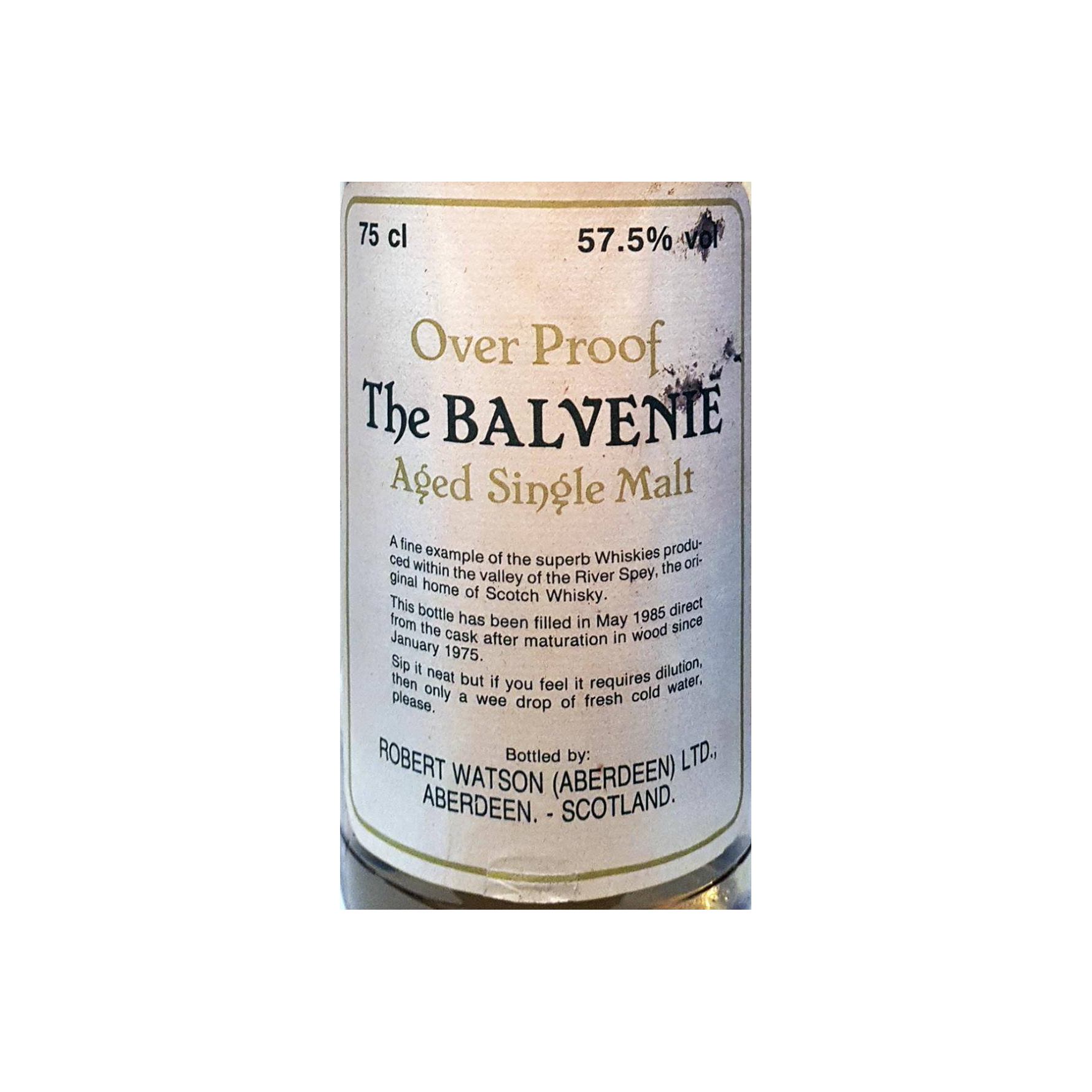 The Balvenie 1975 10 Years Single Malt Whisky
