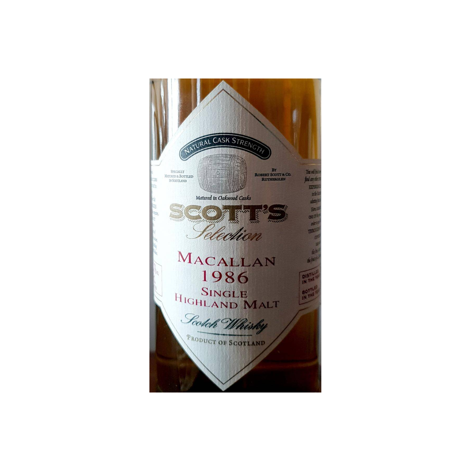 The Macallan 1986 18 Years Single Malt Whisky