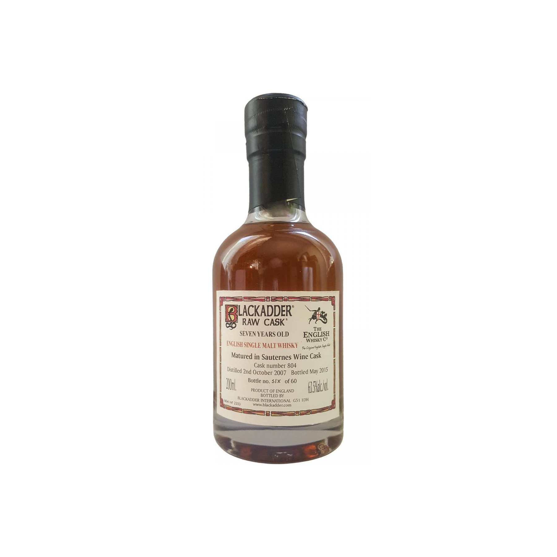 Blackadder Raw Cask 2007 7 Years Single Malt Whisky 2